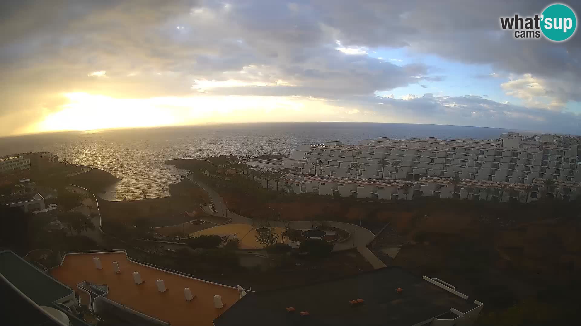 Live webcam Playa de Las Galgas – Playa Paraiso – La Gomera island – Adeje – Tenerife