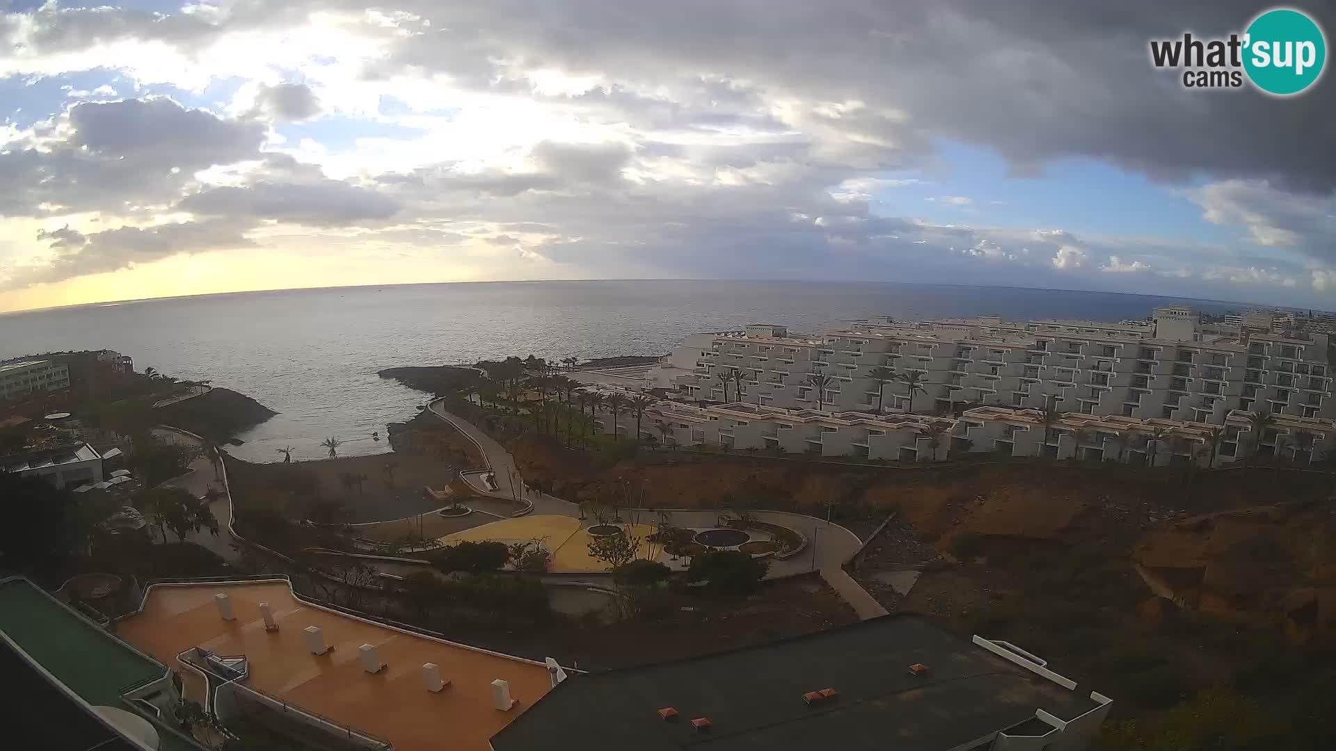 Spletna kamera v živo Las Galgas plaža – Playa Paraiso – otok La Gomera – Costa Adeje – Tenerife