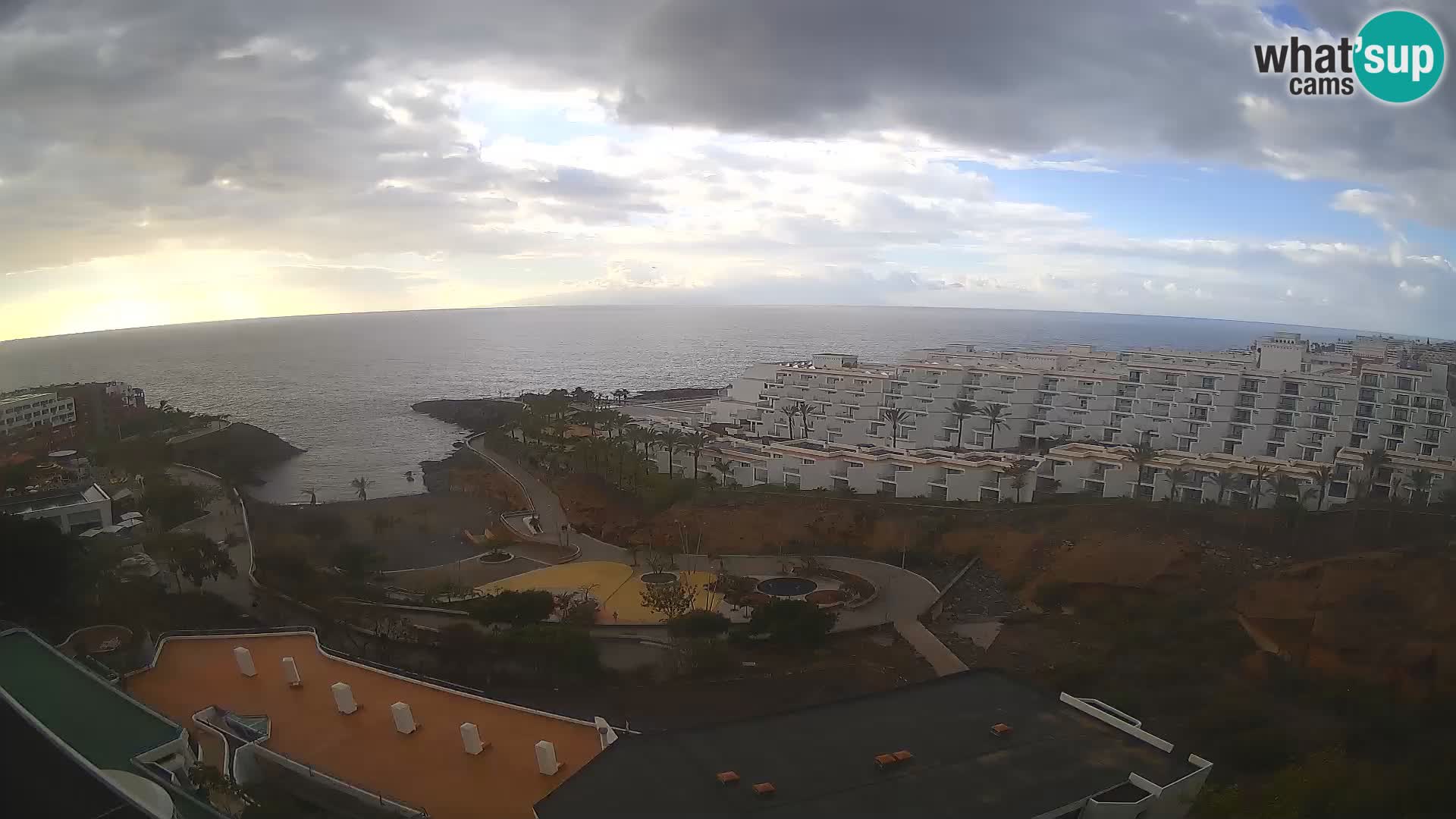 Spletna kamera v živo Las Galgas plaža – Playa Paraiso – otok La Gomera – Costa Adeje – Tenerife