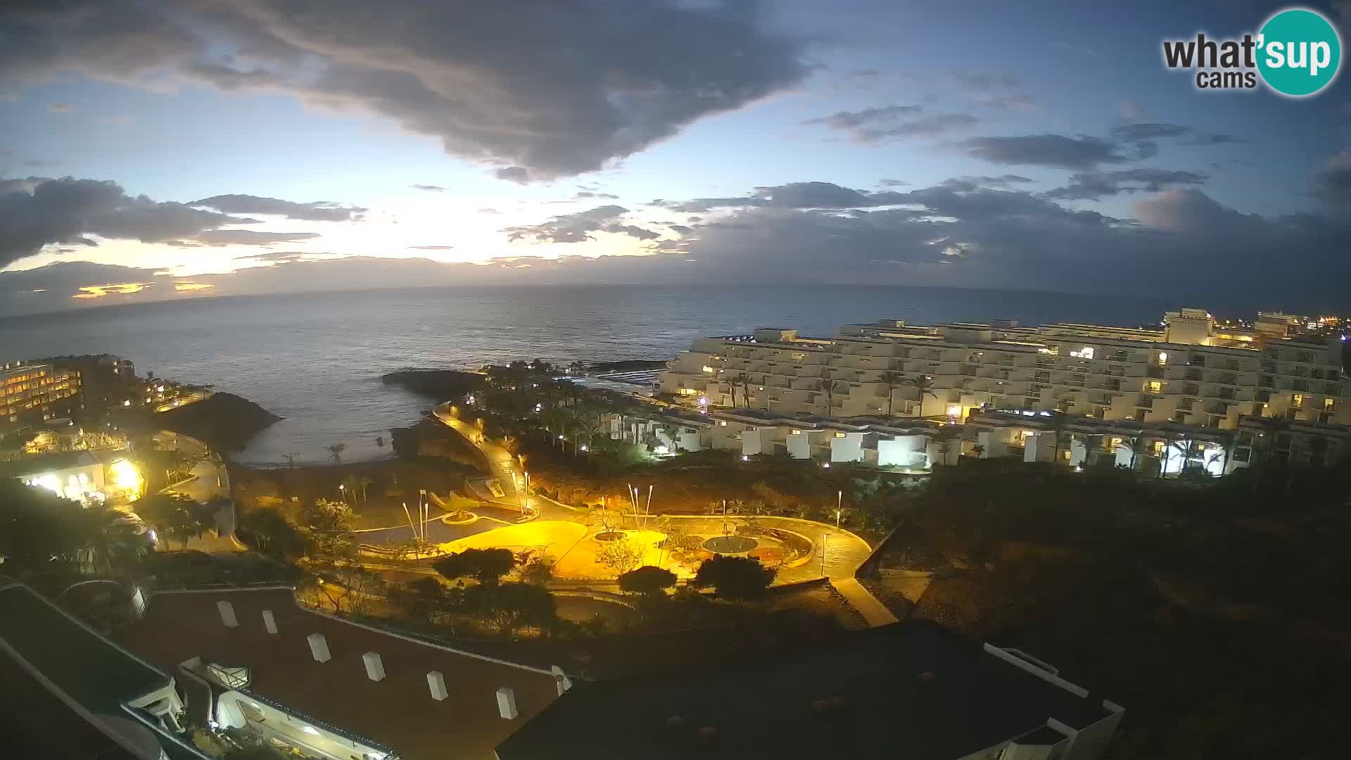 Spletna kamera v živo Las Galgas plaža – Playa Paraiso – otok La Gomera – Costa Adeje – Tenerife