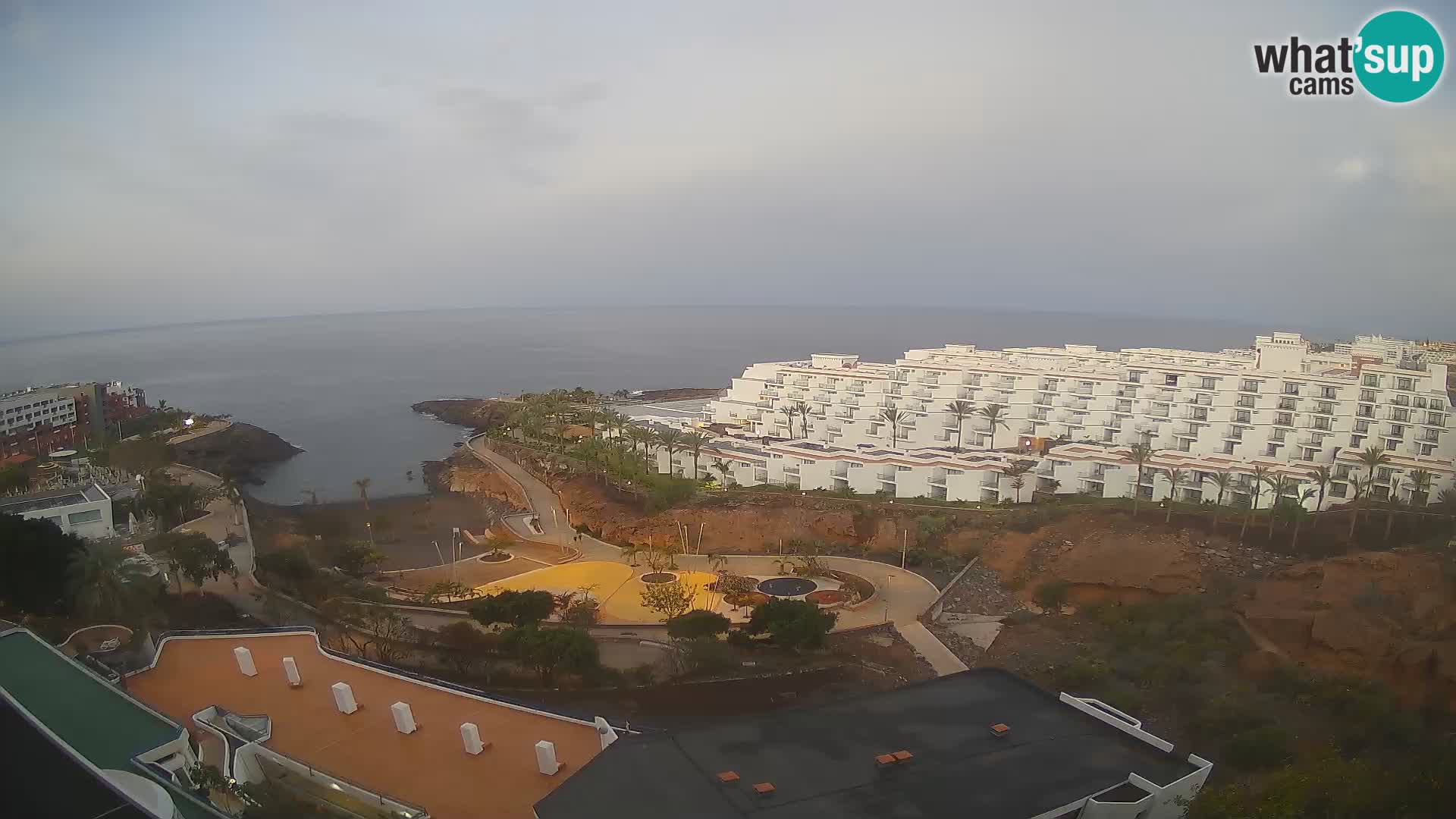 Live webcam Playa de Las Galgas – Playa Paraiso – La Gomera island – Adeje – Tenerife