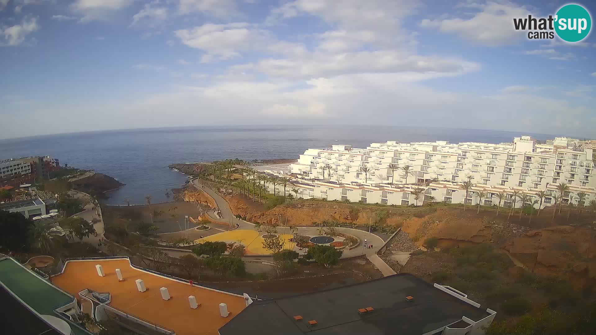 Spletna kamera v živo Las Galgas plaža – Playa Paraiso – otok La Gomera – Costa Adeje – Tenerife