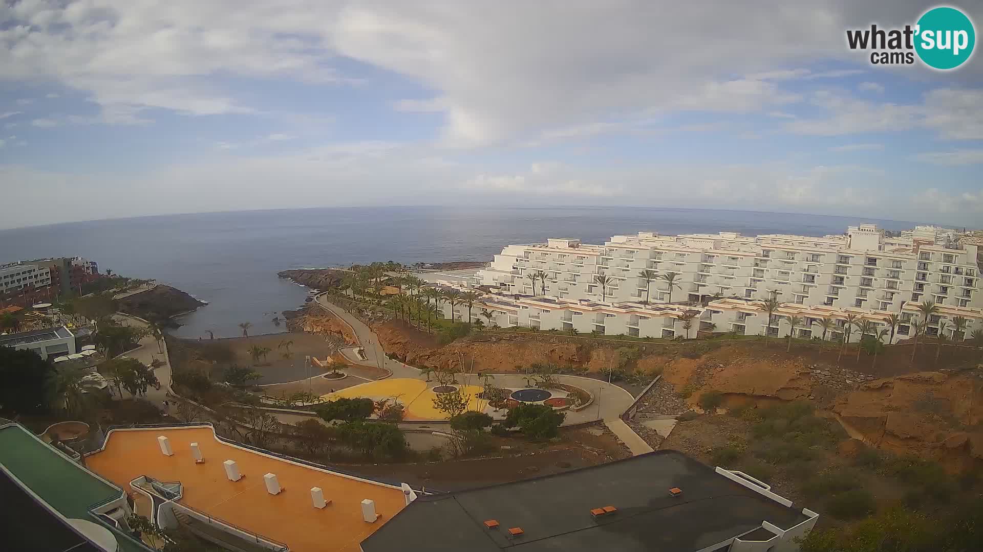 Spletna kamera v živo Las Galgas plaža – Playa Paraiso – otok La Gomera – Costa Adeje – Tenerife