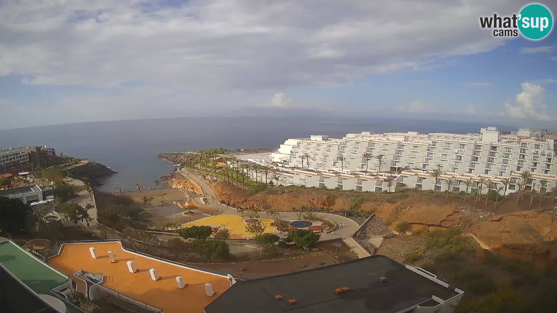 Webcam en vivo Playa de Las Galgas – Playa Paraíso – Isla de La Gomera – Costa Adeje – Tenerife