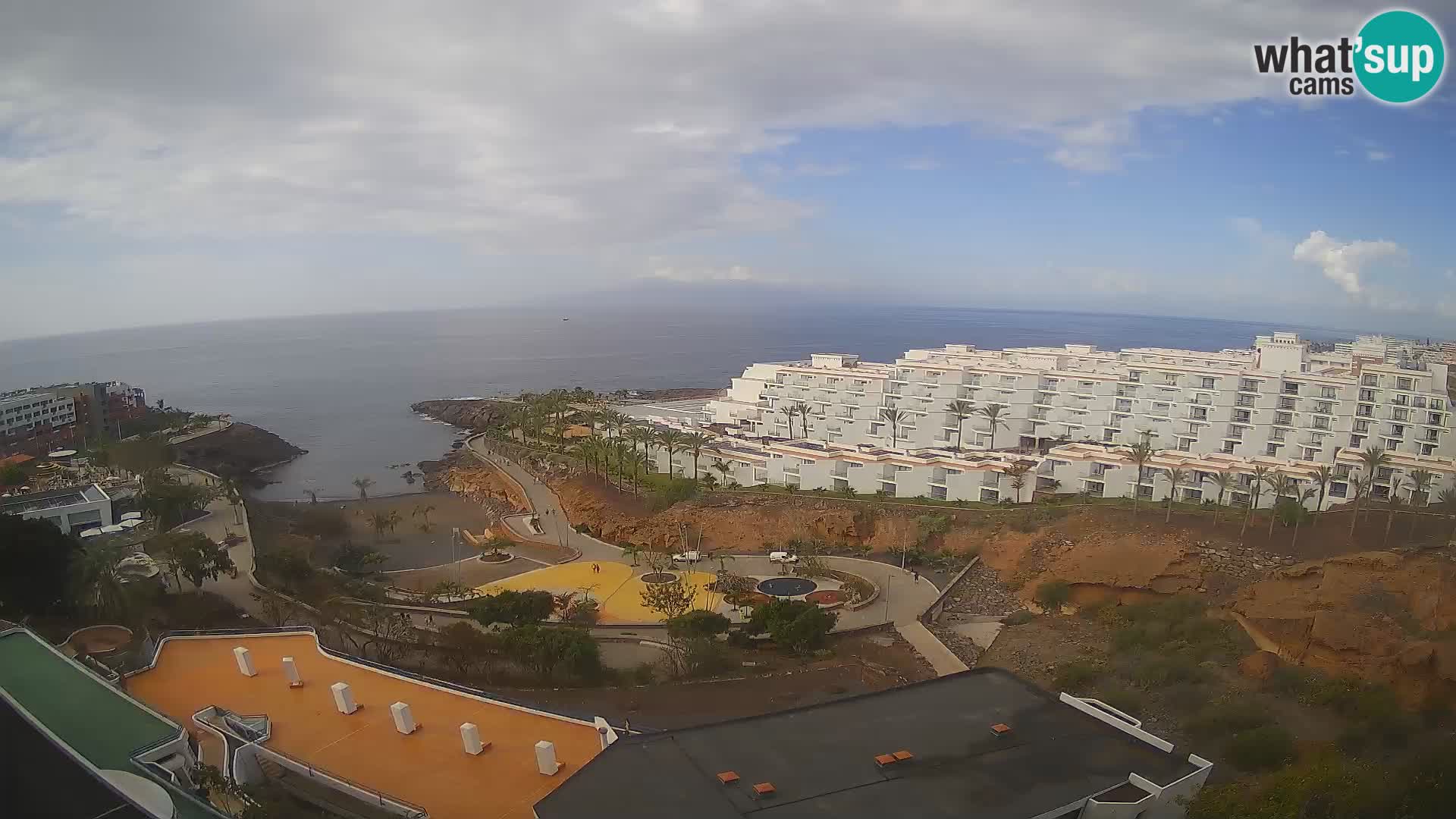 Web kamera uživo Playa de Las Galgas – Playa Paraiso – otok La Gomera – Costa Adeje – Tenerife