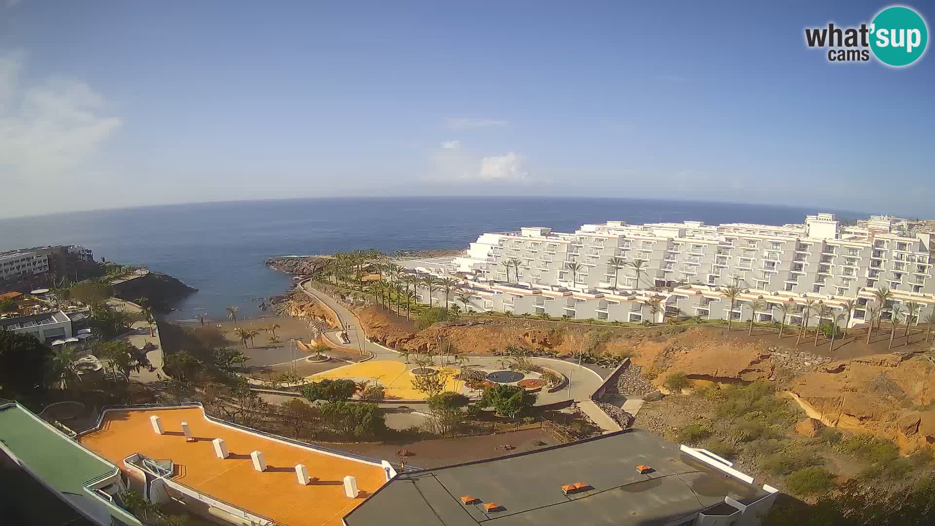 Webcam en direct Playa de Las Galgas – Playa Paraiso – île de La Gomera – Costa Adeje – Tenerife