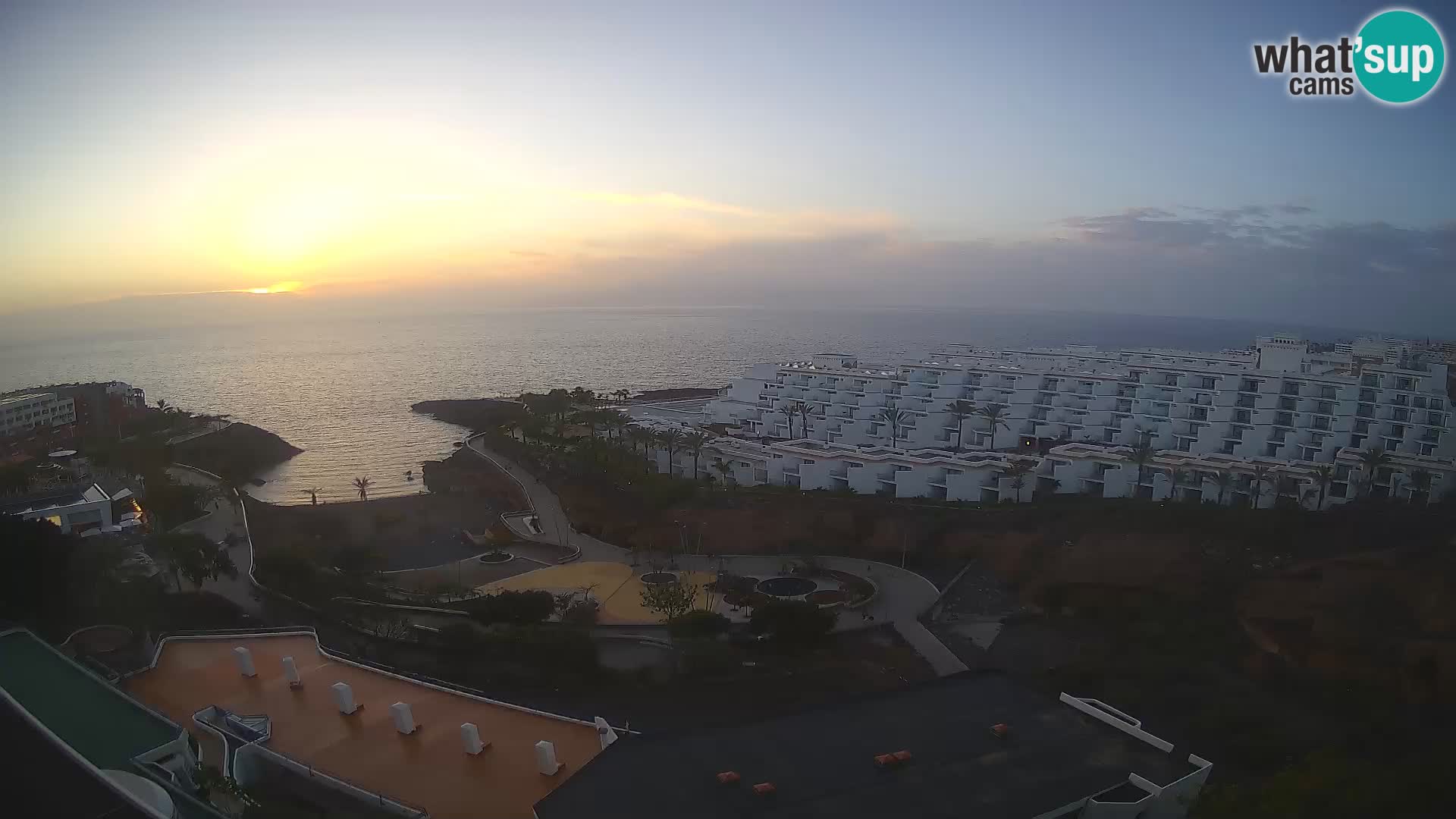 Live webcam Playa de Las Galgas – Playa Paraiso – La Gomera island – Adeje – Tenerife