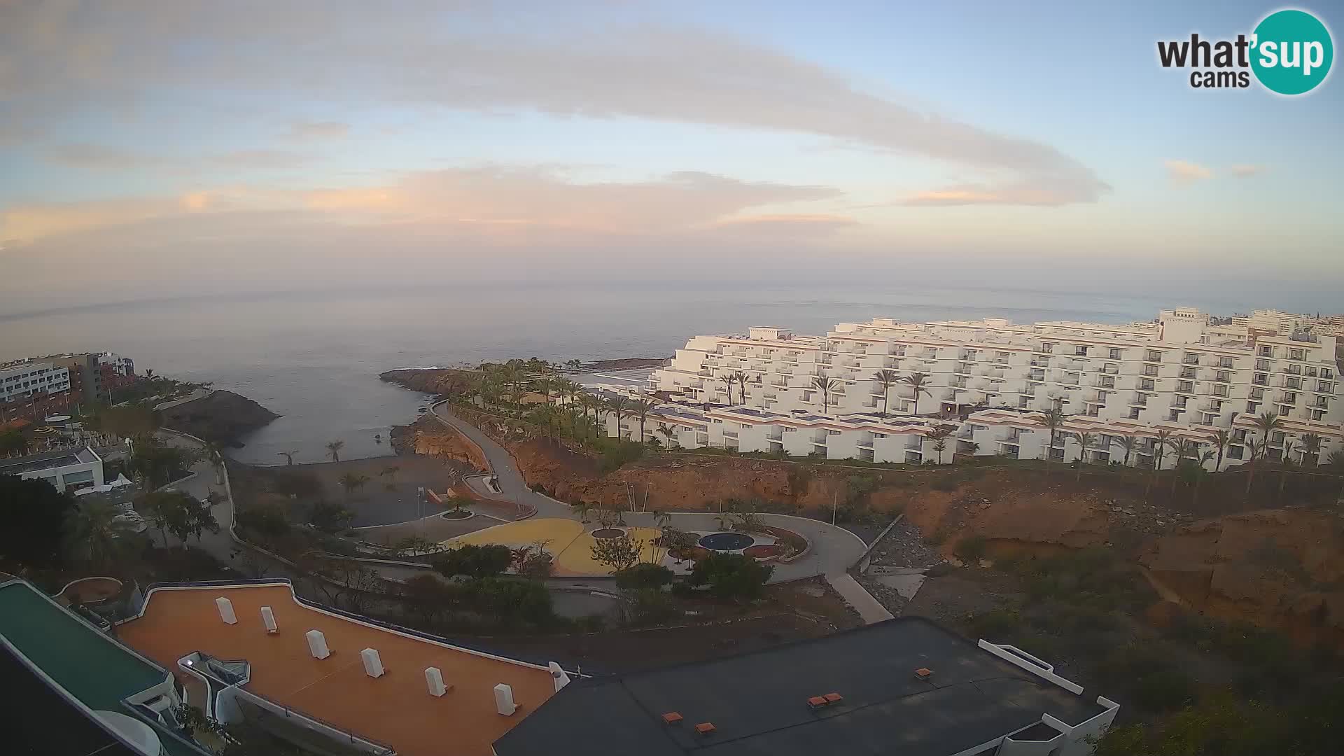 Spletna kamera v živo Las Galgas plaža – Playa Paraiso – otok La Gomera – Costa Adeje – Tenerife