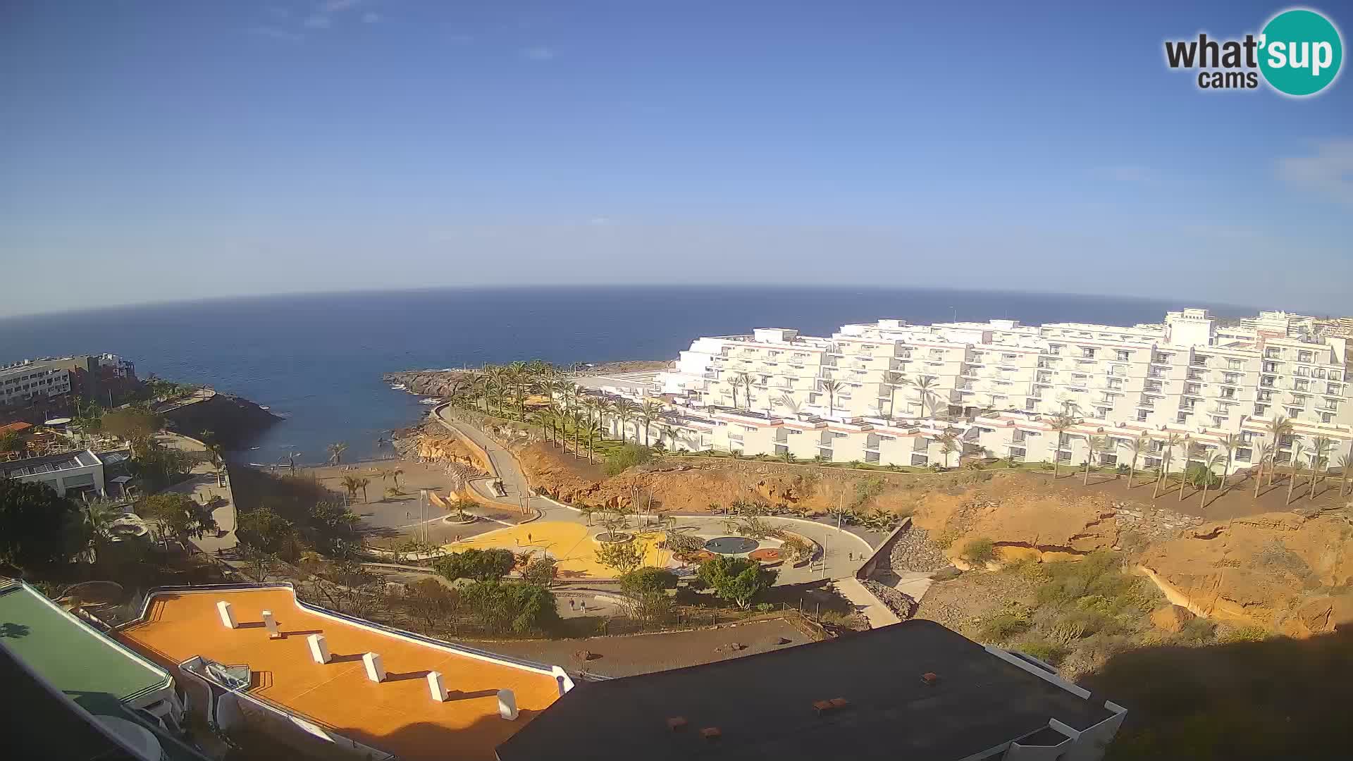 Webcam en direct Playa de Las Galgas – Playa Paraiso – île de La Gomera – Costa Adeje – Tenerife