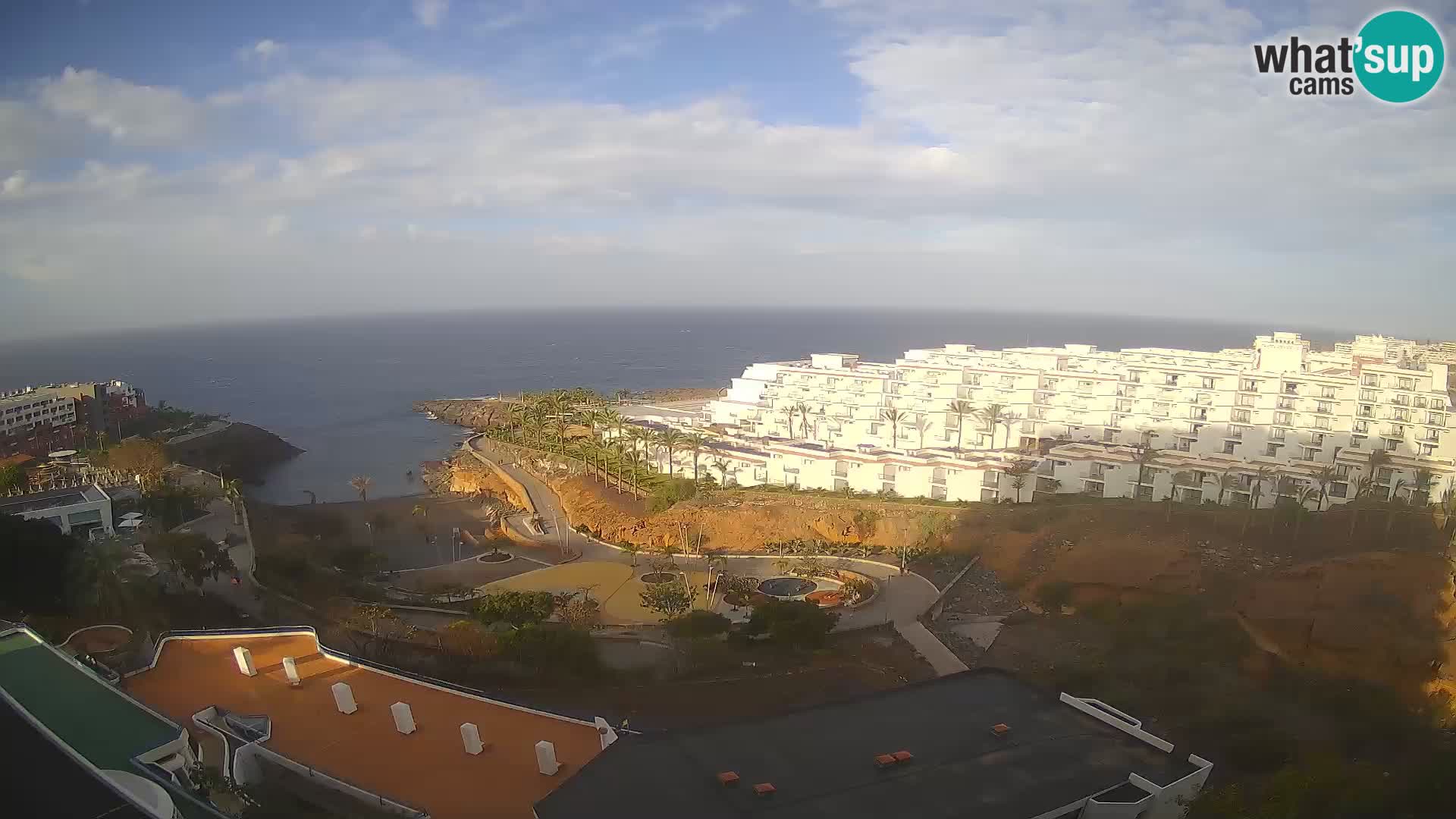 Spletna kamera v živo Las Galgas plaža – Playa Paraiso – otok La Gomera – Costa Adeje – Tenerife