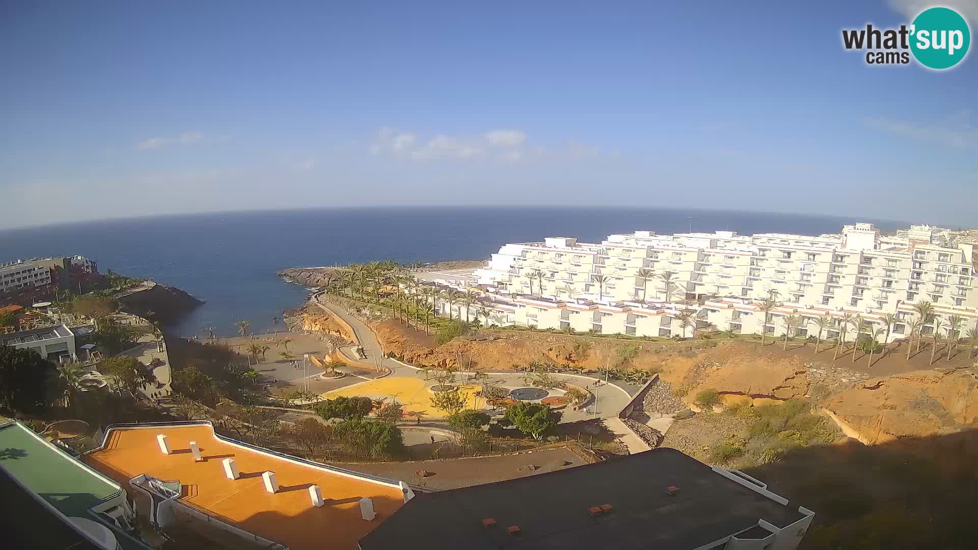 Live-Webcam Las Galgas Strand – Playa Paraiso – Insel La Gomera – Costa Adeje – Teneriffa