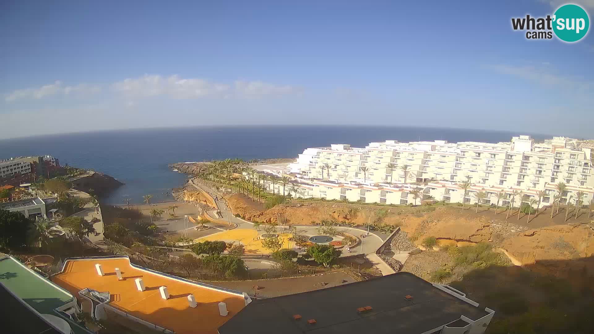 Webcam live spiaggia Las Galgas – Playa Paraiso – Isola La Gomera – Costa Adeje – Tenerife