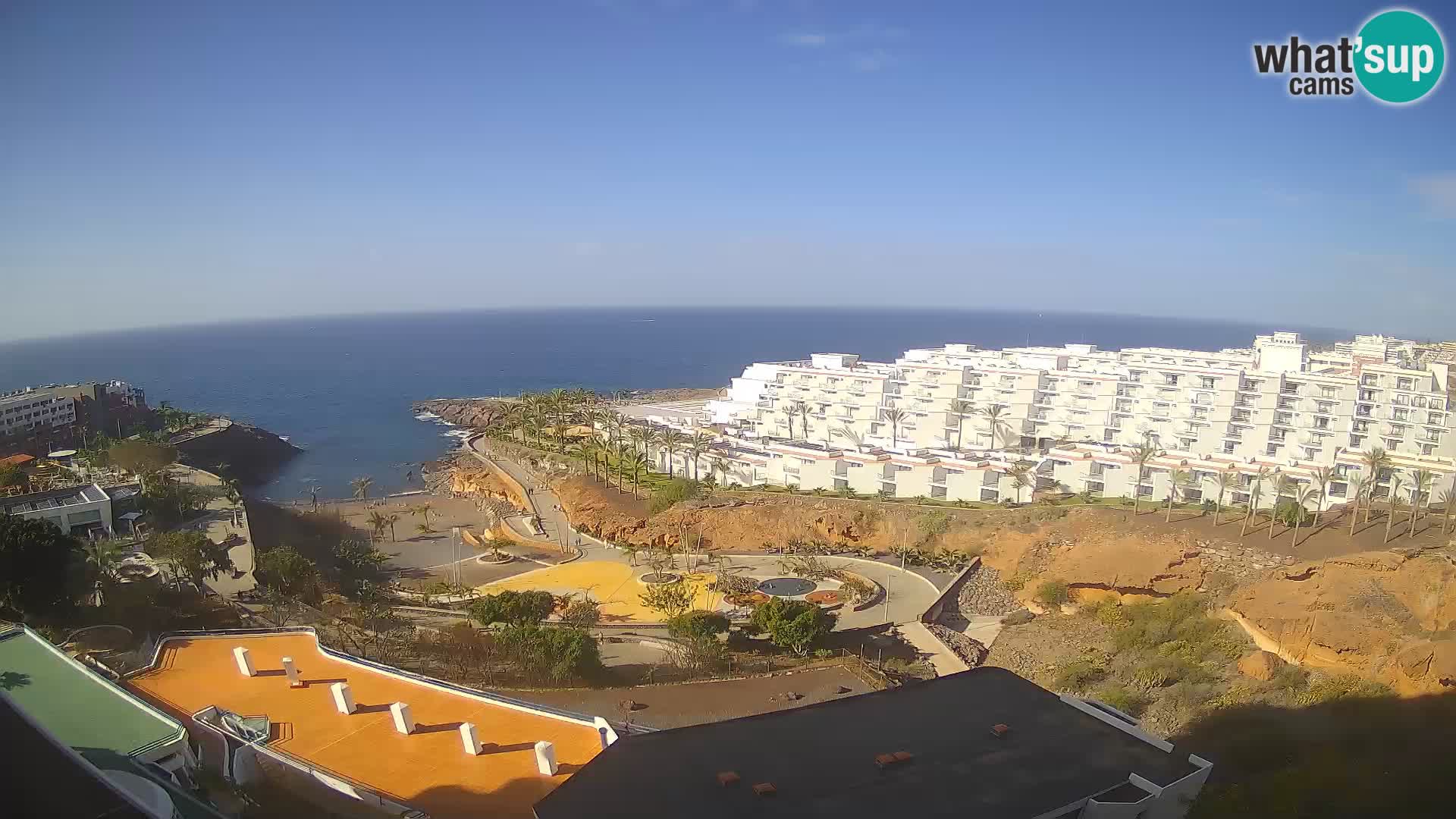 Webcam live spiaggia Las Galgas – Playa Paraiso – Isola La Gomera – Costa Adeje – Tenerife