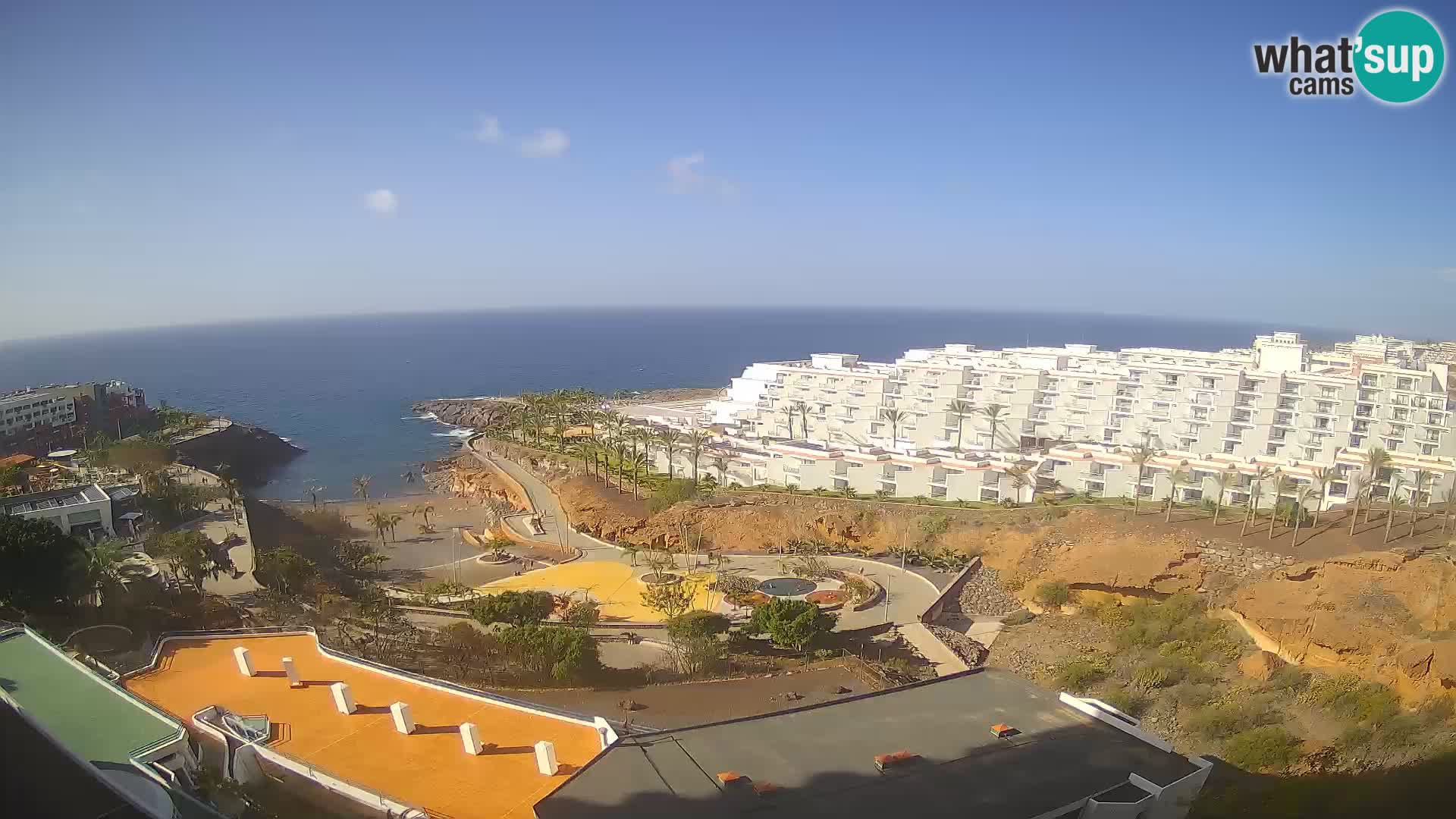 Webcam live spiaggia Las Galgas – Playa Paraiso – Isola La Gomera – Costa Adeje – Tenerife