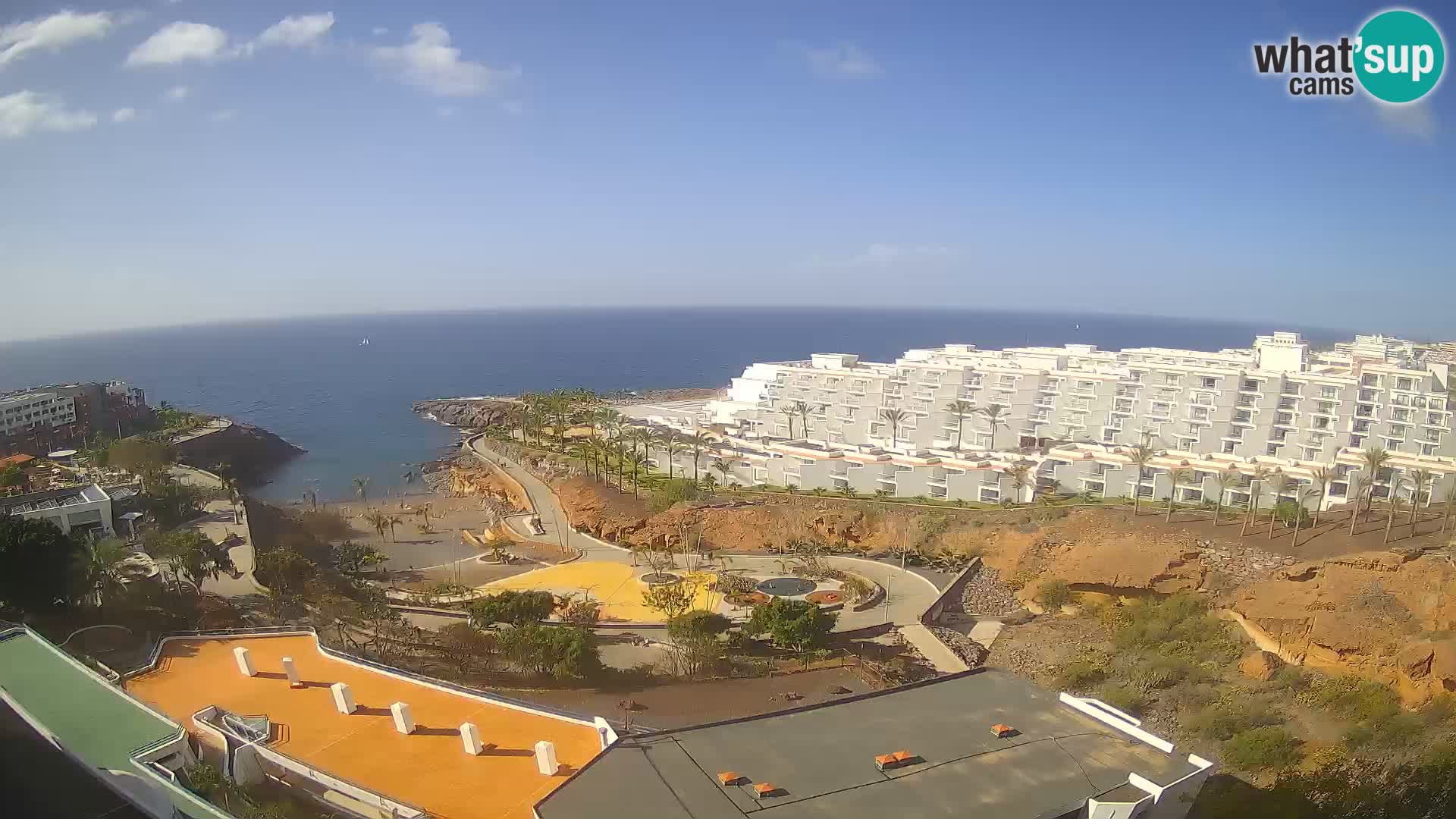 Live-Webcam Las Galgas Strand – Playa Paraiso – Insel La Gomera – Costa Adeje – Teneriffa