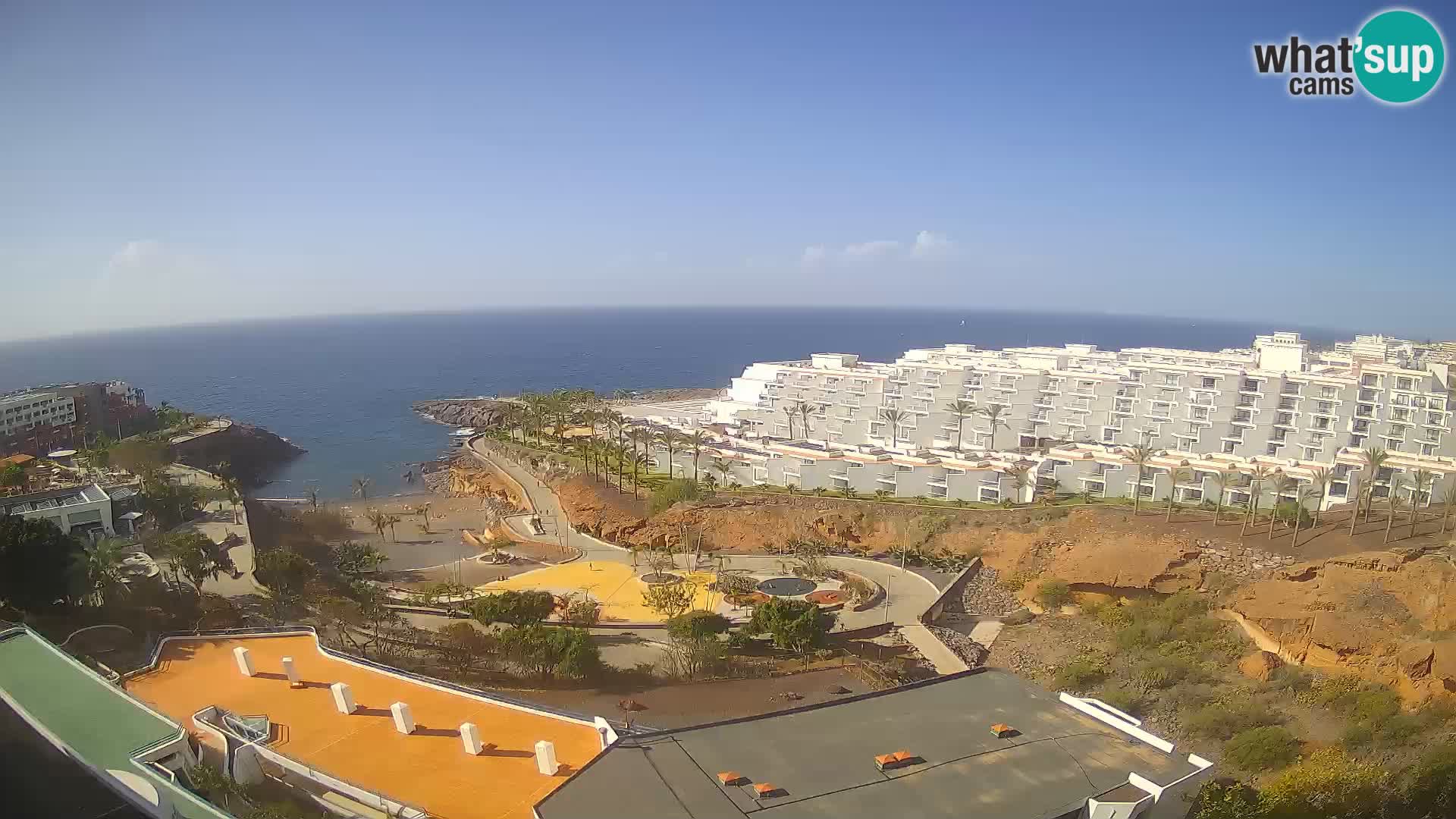 Webcam en vivo Playa de Las Galgas – Playa Paraíso – Isla de La Gomera – Costa Adeje – Tenerife