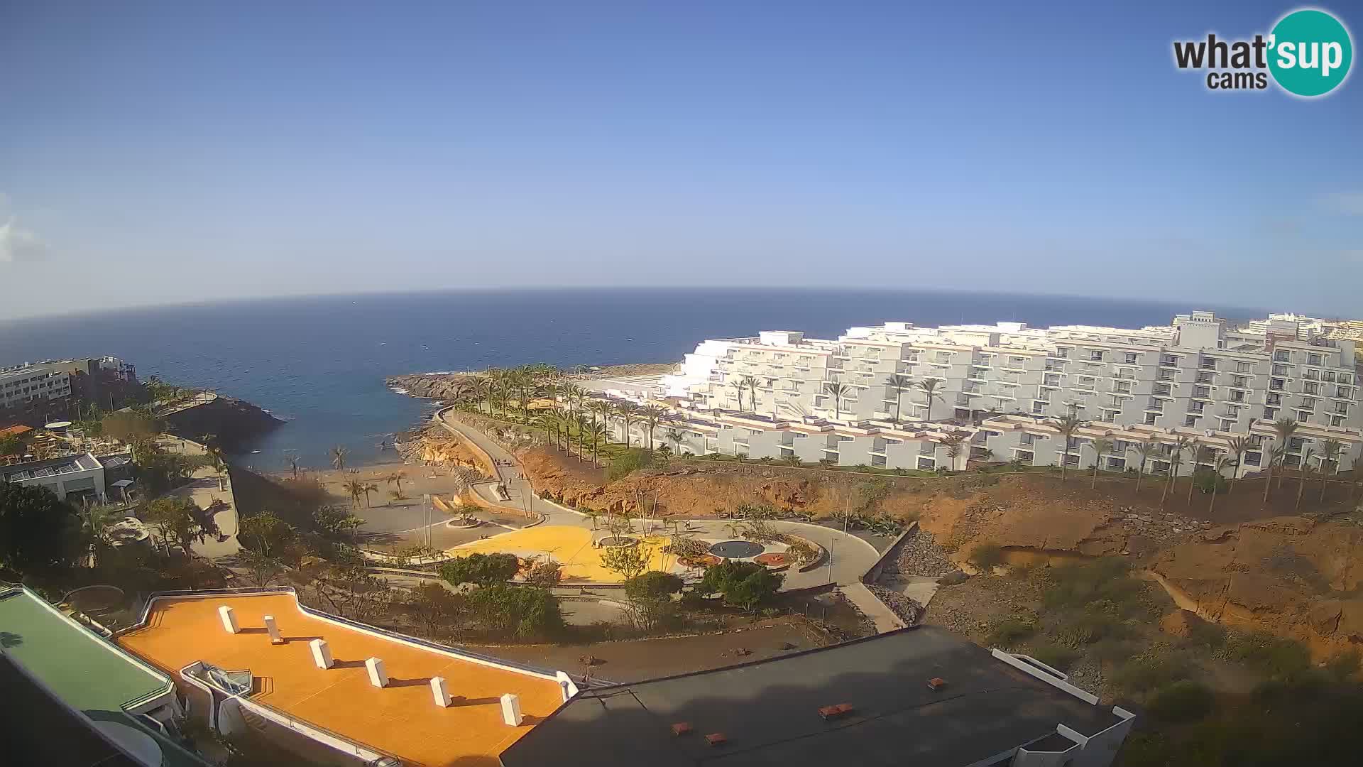 Webcam en vivo Playa de Las Galgas – Playa Paraíso – Isla de La Gomera – Costa Adeje – Tenerife