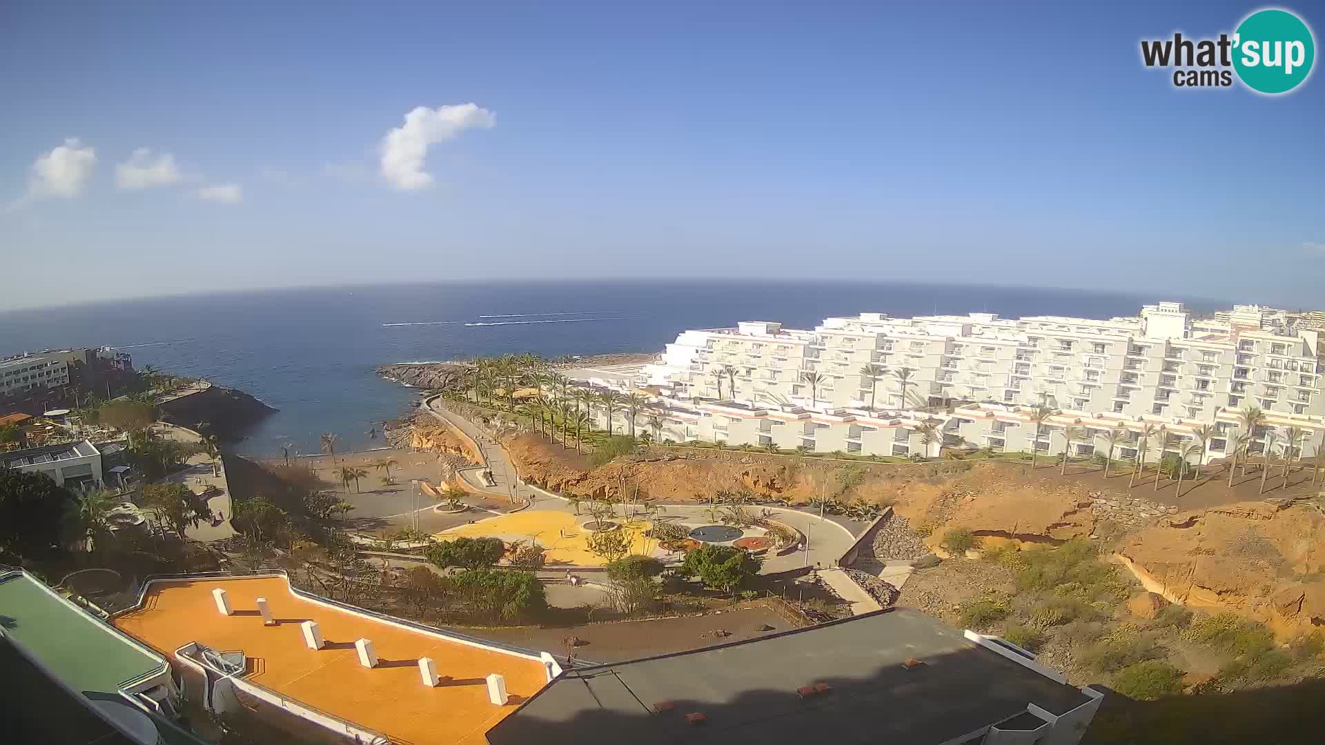 Web kamera uživo Playa de Las Galgas – Playa Paraiso – otok La Gomera – Costa Adeje – Tenerife