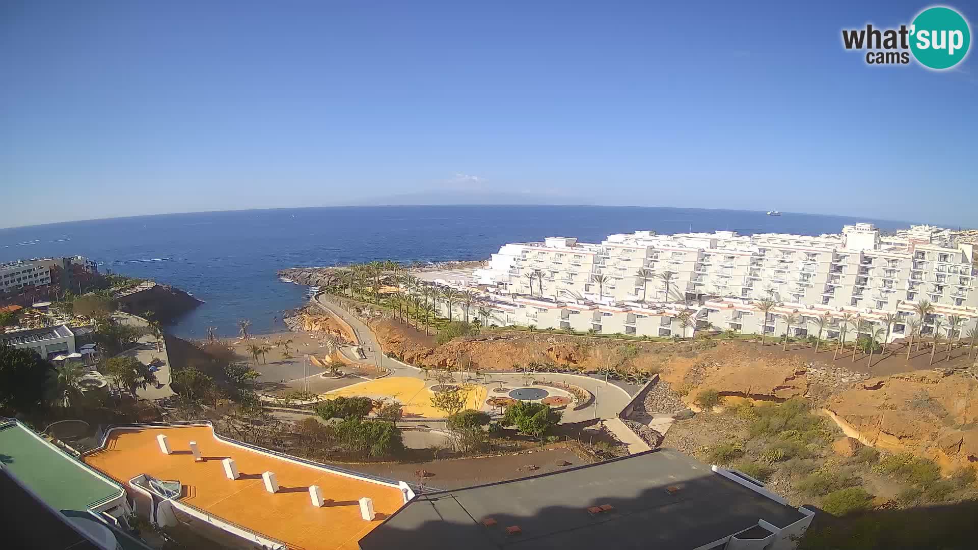 Webcam live spiaggia Las Galgas – Playa Paraiso – Isola La Gomera – Costa Adeje – Tenerife