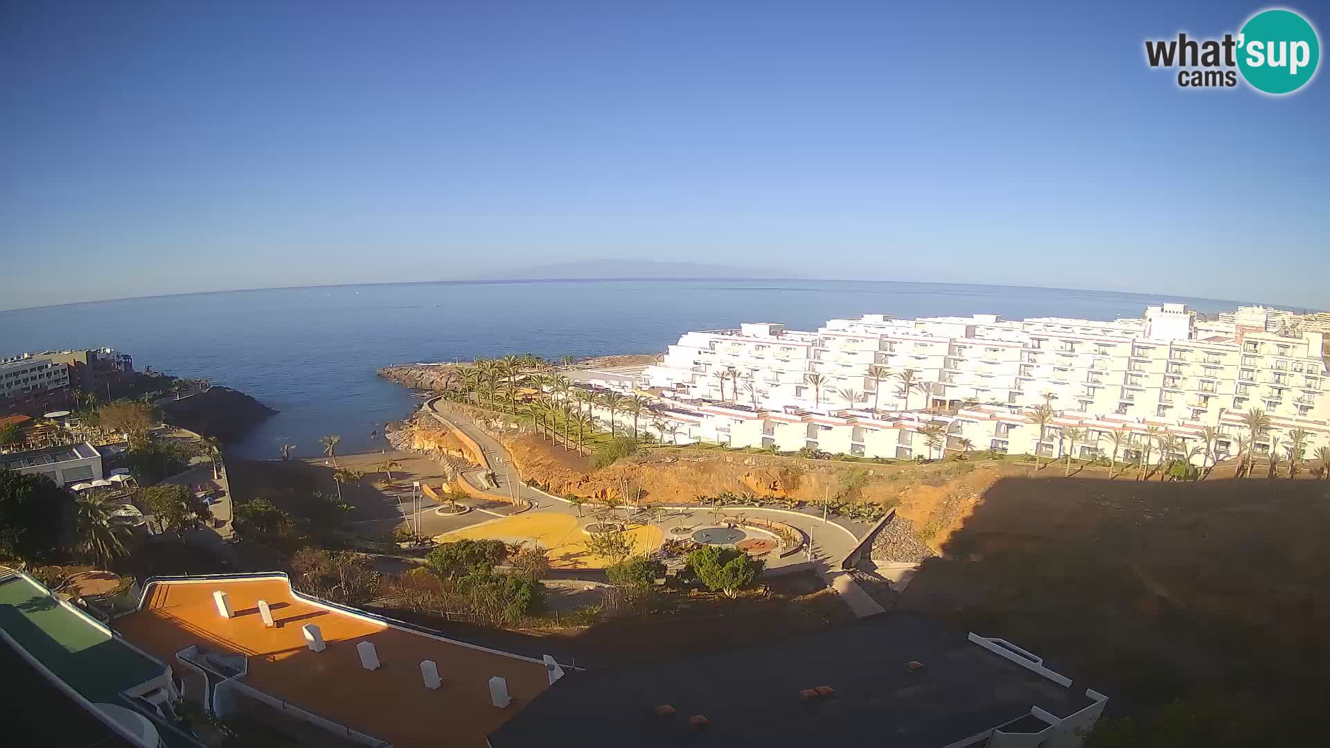 Webcam en vivo Playa de Las Galgas – Playa Paraíso – Isla de La Gomera – Costa Adeje – Tenerife