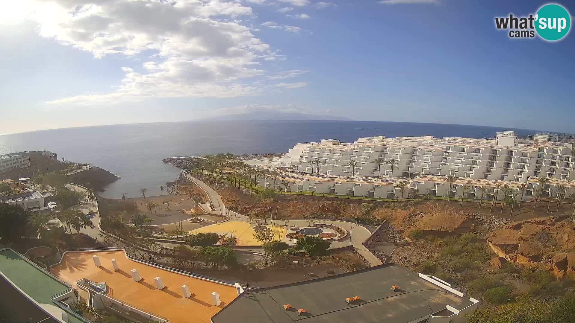 Webcam en vivo Playa de Las Galgas – Playa Paraíso – Isla de La Gomera – Costa Adeje – Tenerife