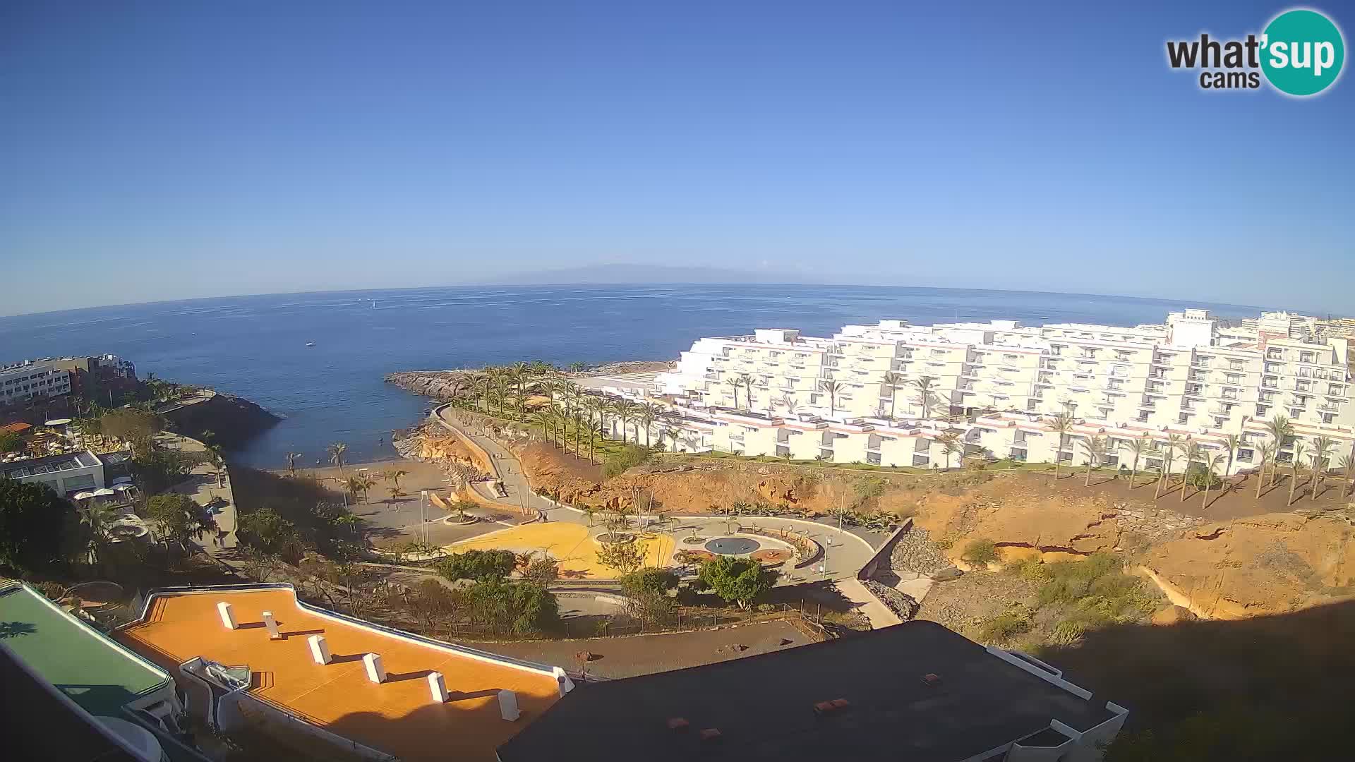 Webcam en vivo Playa de Las Galgas – Playa Paraíso – Isla de La Gomera – Costa Adeje – Tenerife