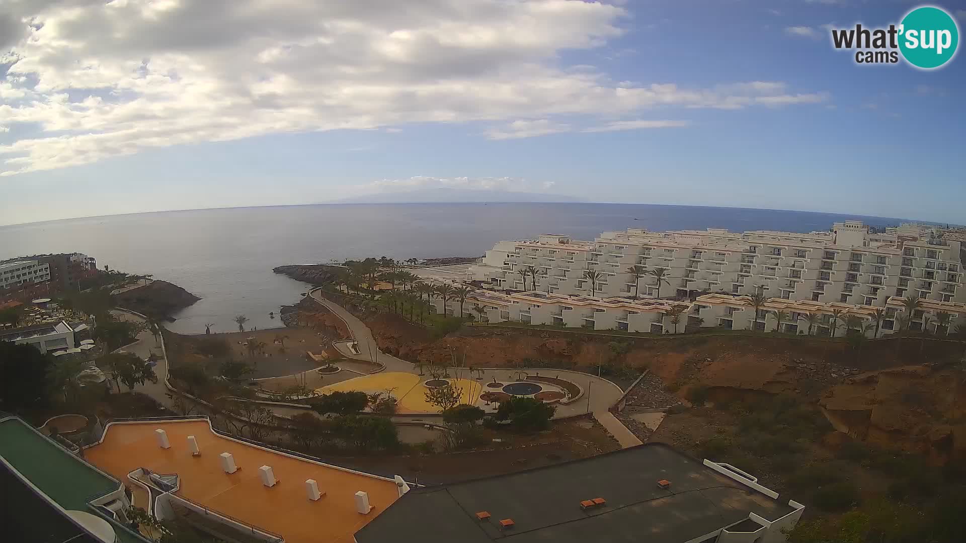 Web kamera uživo Playa de Las Galgas – Playa Paraiso – otok La Gomera – Costa Adeje – Tenerife