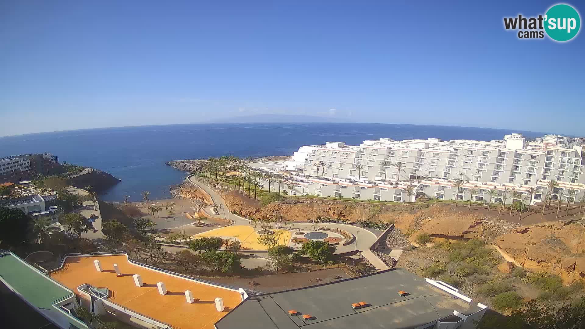 Webcam en vivo Playa de Las Galgas – Playa Paraíso – Isla de La Gomera – Costa Adeje – Tenerife