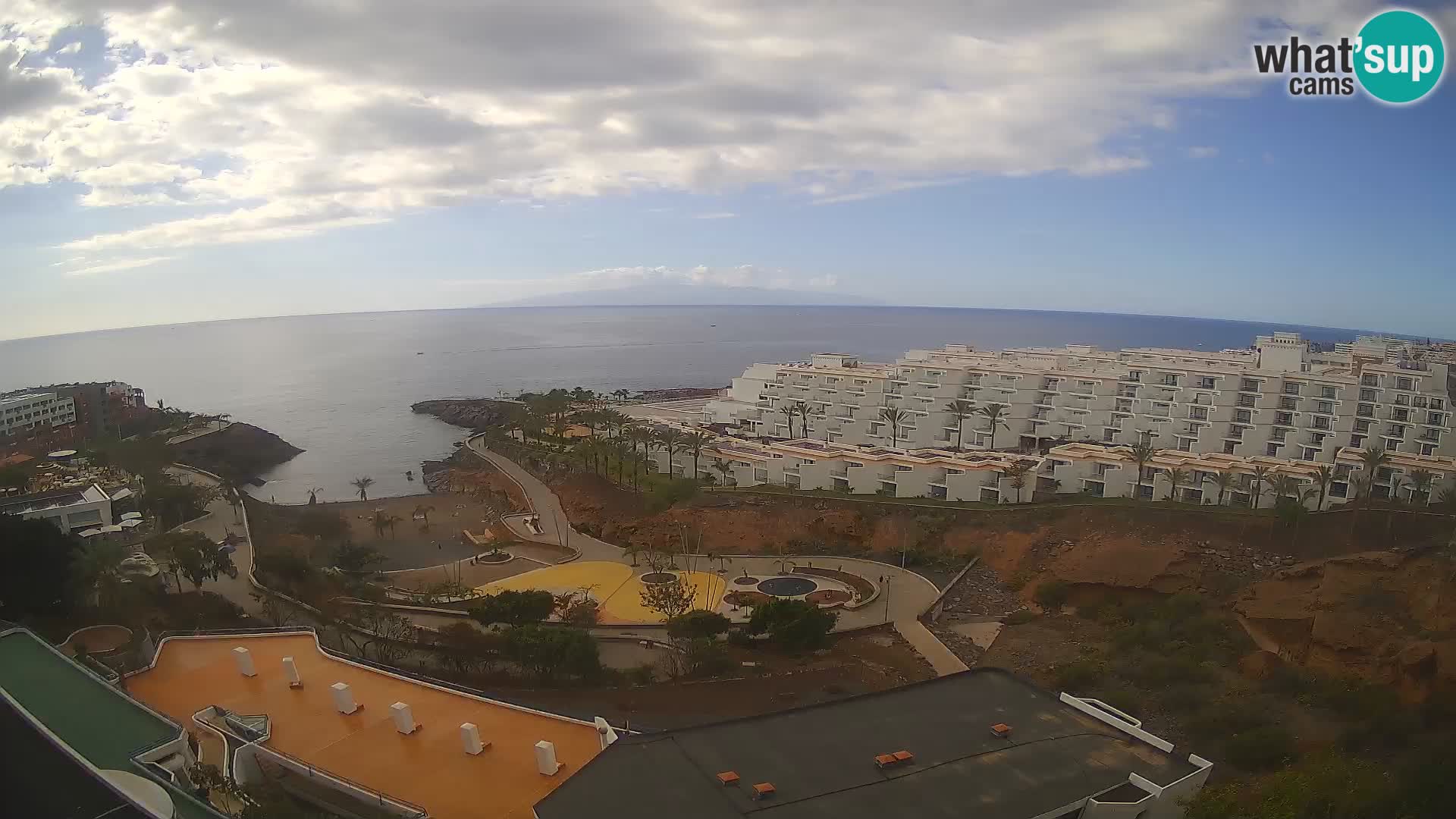 Live-Webcam Las Galgas Strand – Playa Paraiso – Insel La Gomera – Costa Adeje – Teneriffa