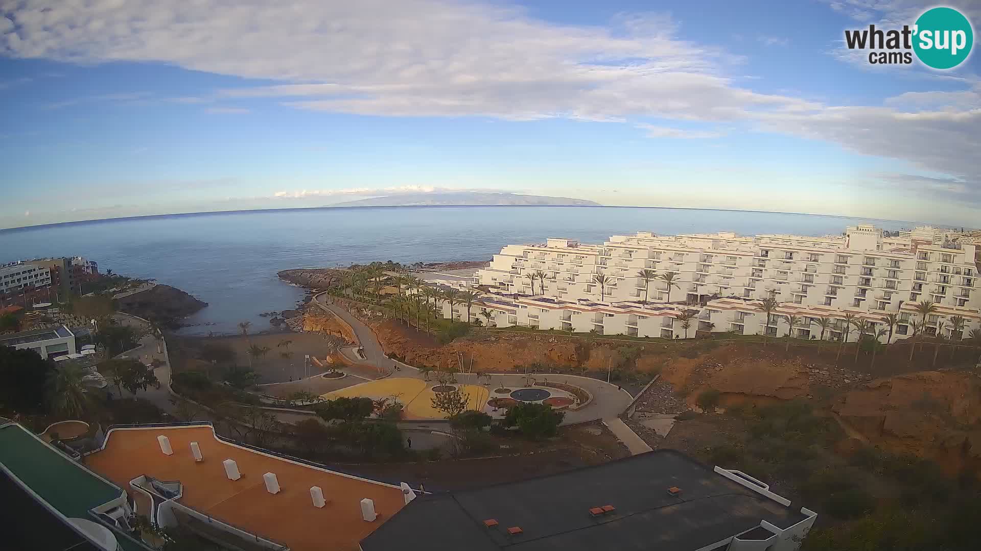 Webcam en direct Playa de Las Galgas – Playa Paraiso – île de La Gomera – Costa Adeje – Tenerife