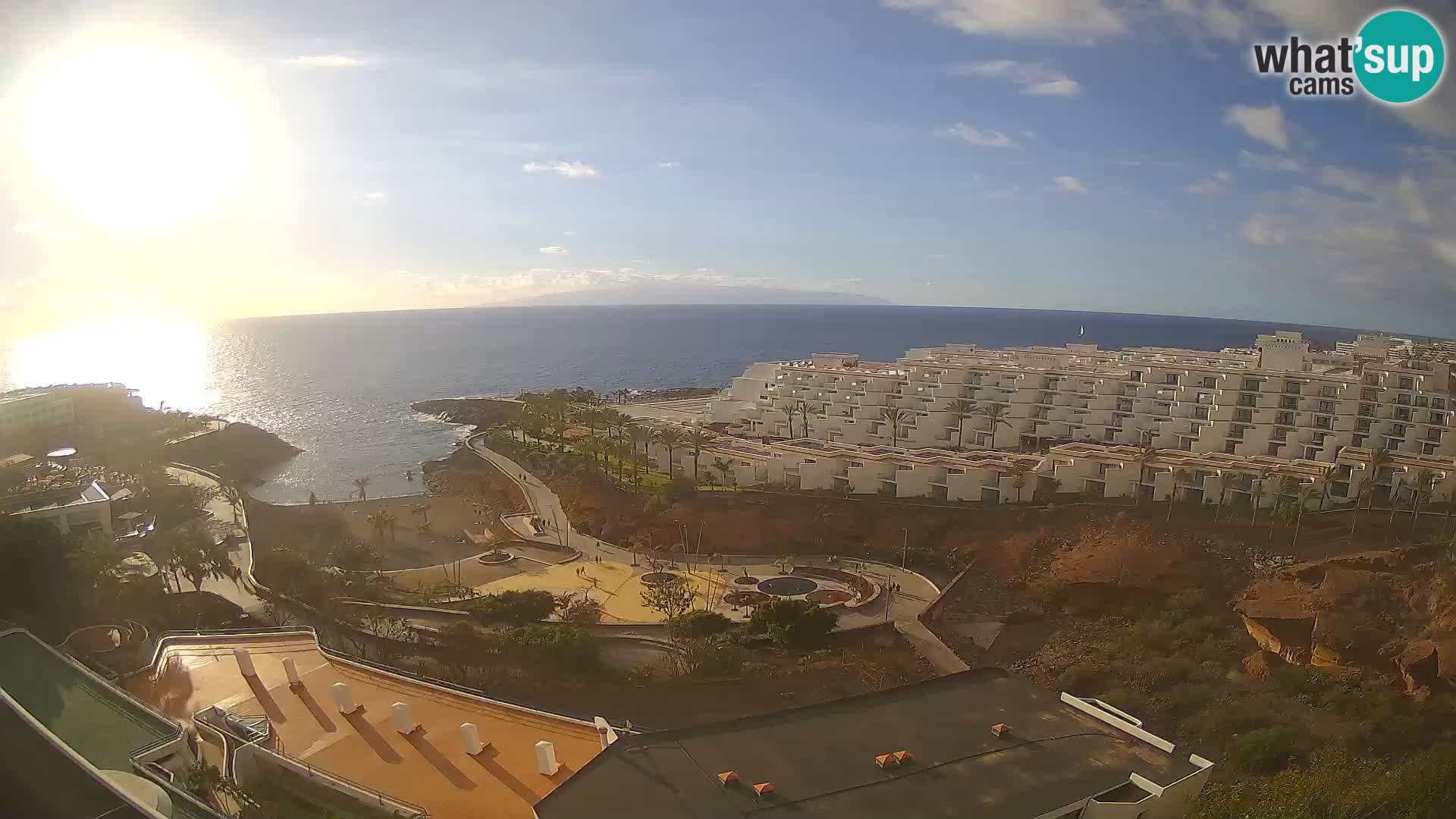 Webcam en direct Playa de Las Galgas – Playa Paraiso – île de La Gomera – Costa Adeje – Tenerife