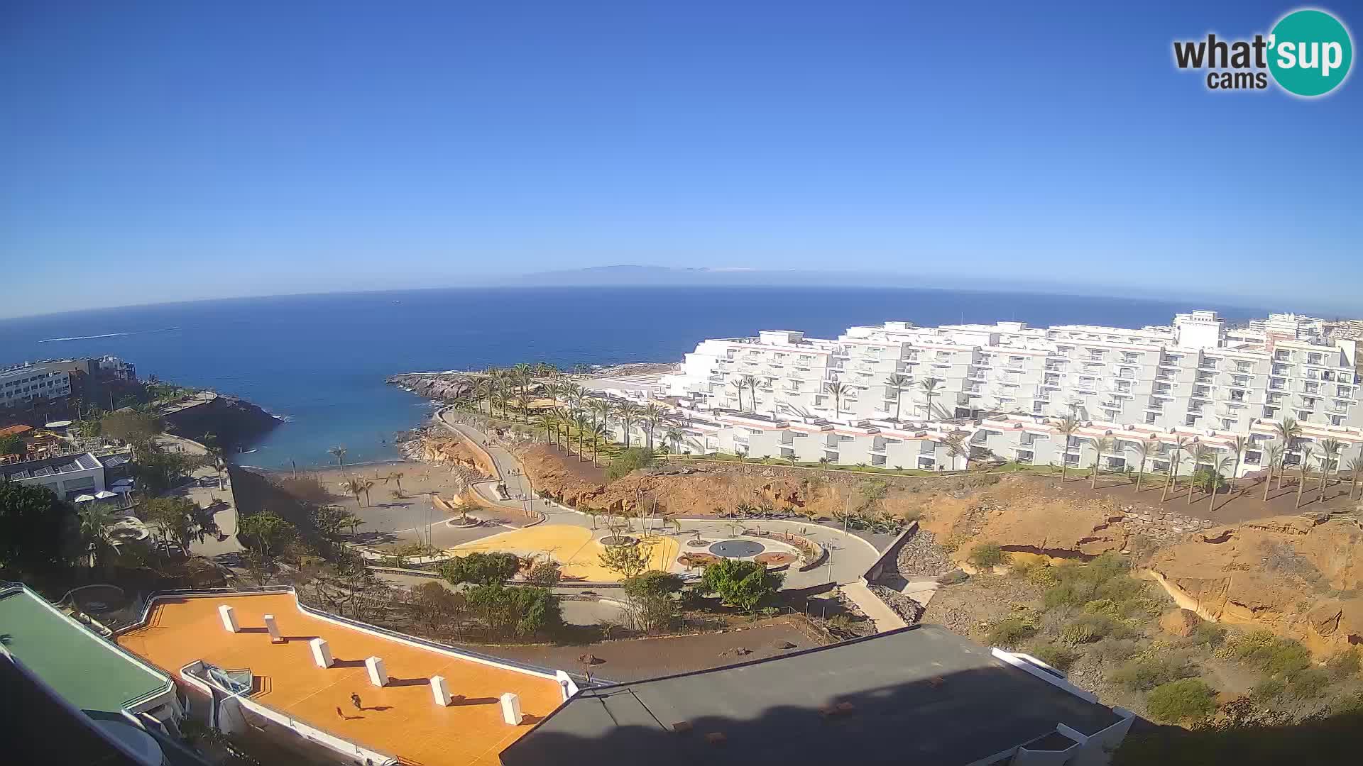 Live-Webcam Las Galgas Strand – Playa Paraiso – Insel La Gomera – Costa Adeje – Teneriffa