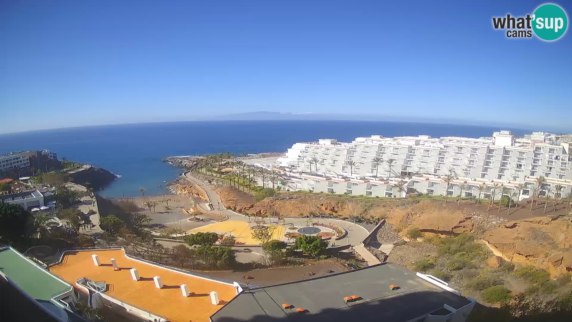 Live-Webcam Las Galgas Strand – Playa Paraiso – Insel La Gomera – Costa Adeje – Teneriffa