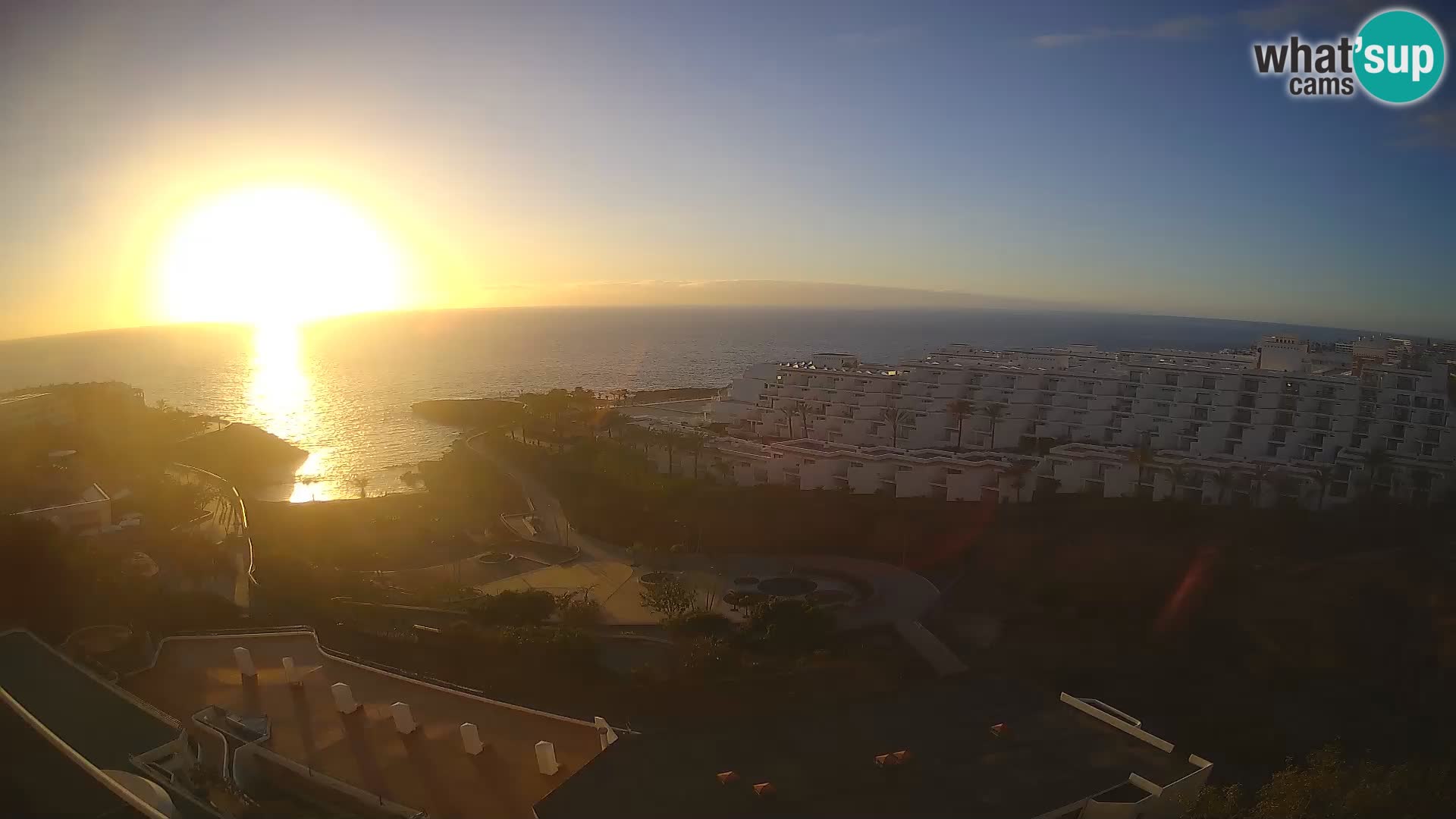 Live webcam Playa de Las Galgas – Playa Paraiso – La Gomera island – Adeje – Tenerife