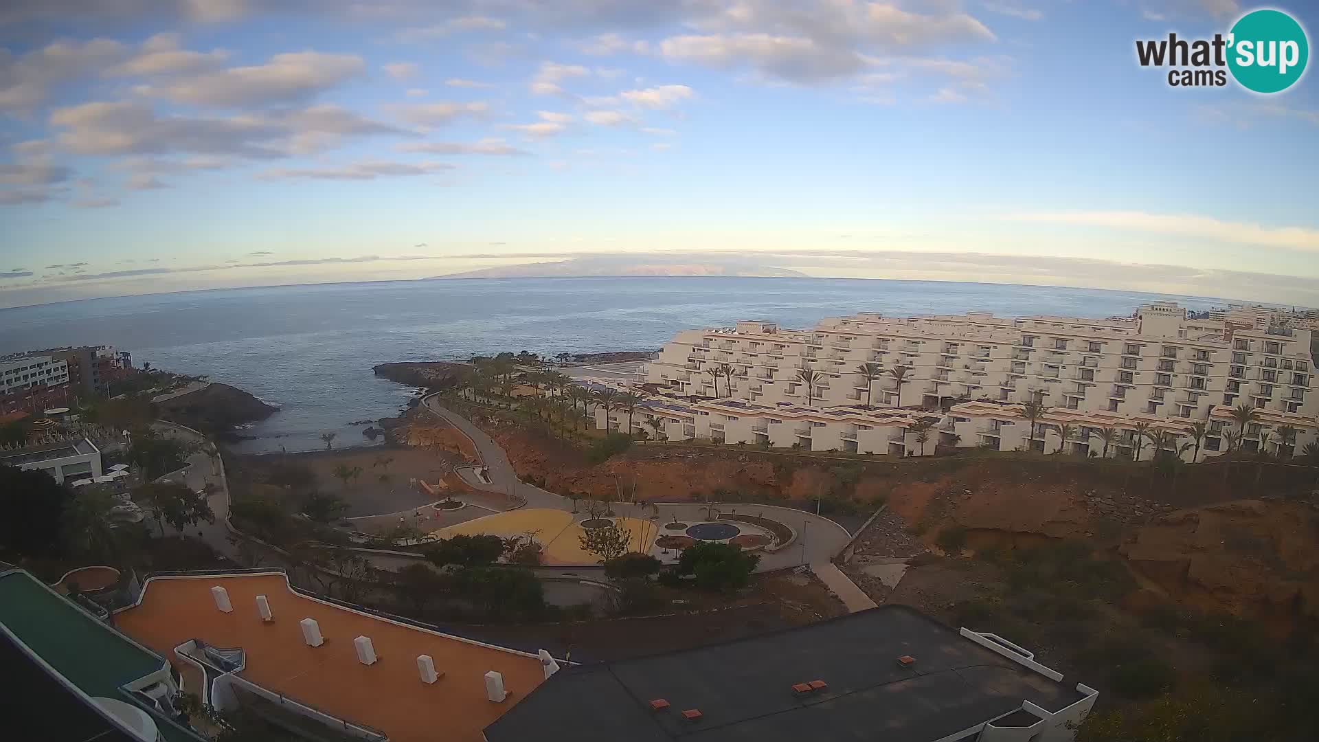 Webcam en vivo Playa de Las Galgas – Playa Paraíso – Isla de La Gomera – Costa Adeje – Tenerife