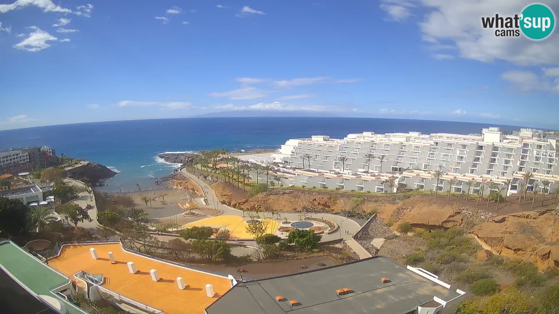 Webcam en vivo Playa de Las Galgas – Playa Paraíso – Isla de La Gomera – Costa Adeje – Tenerife