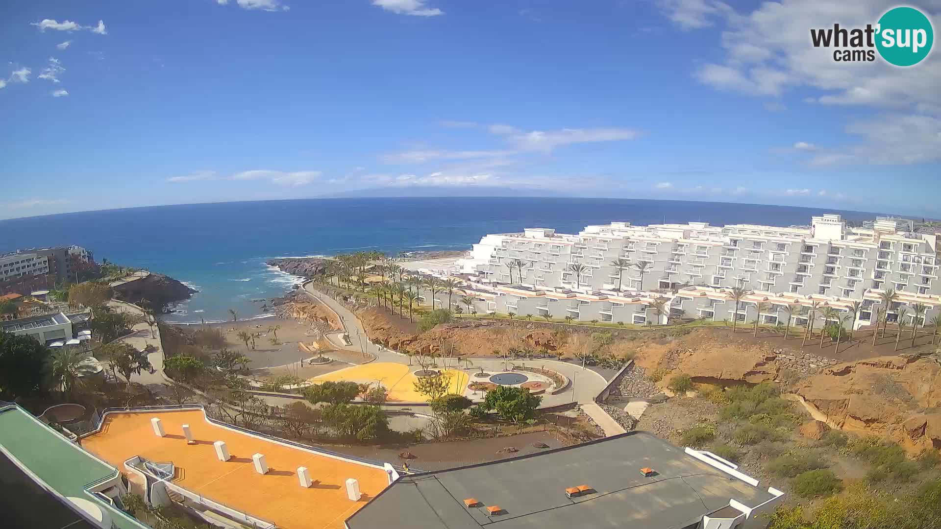 Live-Webcam Las Galgas Strand – Playa Paraiso – Insel La Gomera – Costa Adeje – Teneriffa