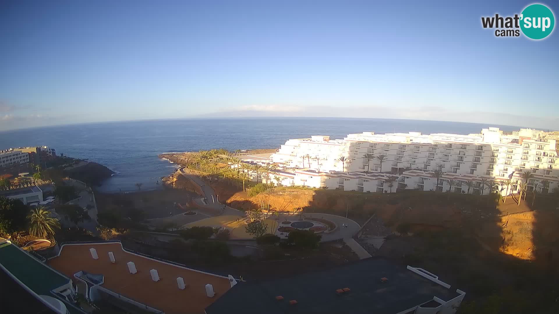 Webcam en vivo Playa de Las Galgas – Playa Paraíso – Isla de La Gomera – Costa Adeje – Tenerife