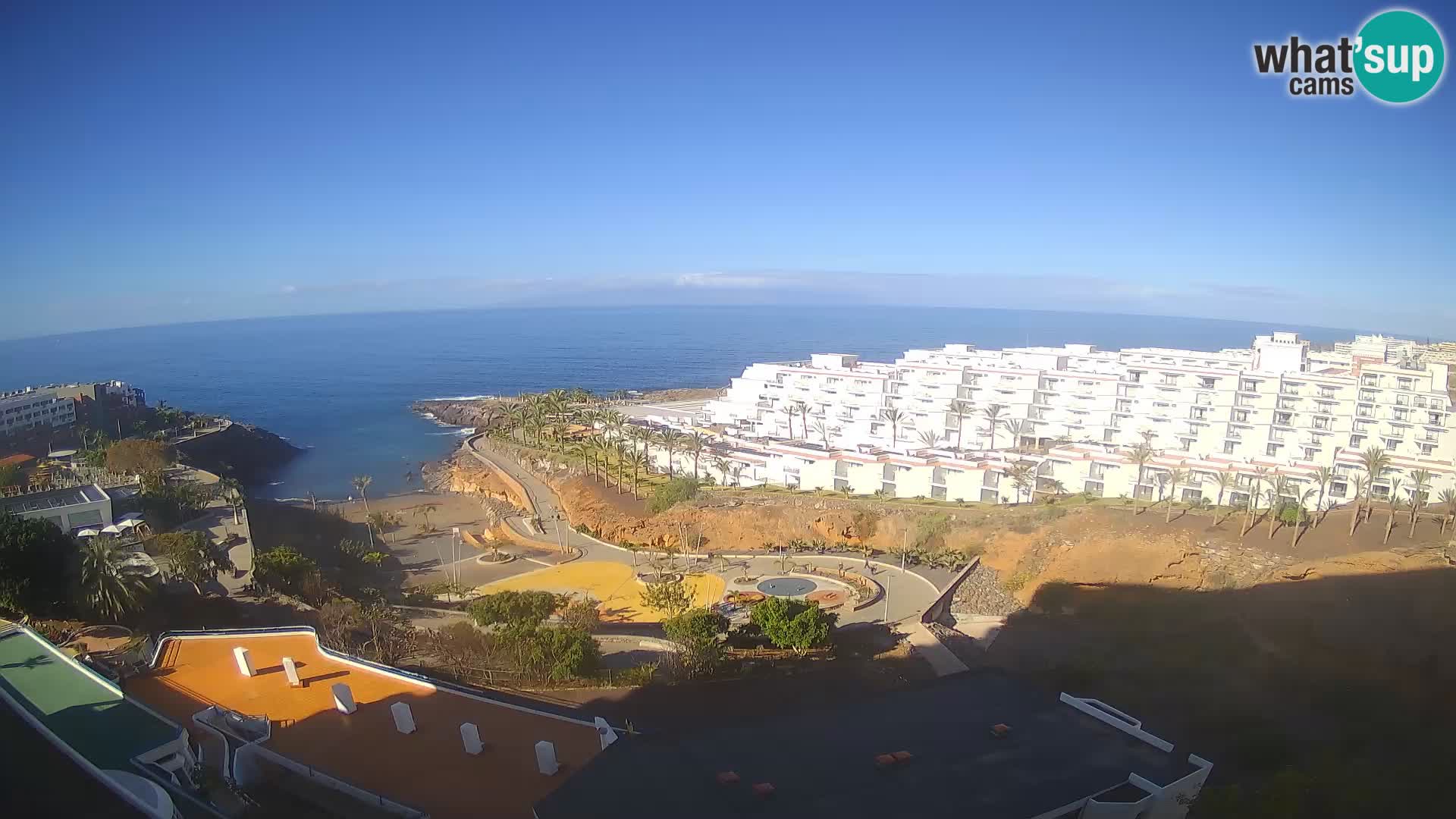 Live-Webcam Las Galgas Strand – Playa Paraiso – Insel La Gomera – Costa Adeje – Teneriffa