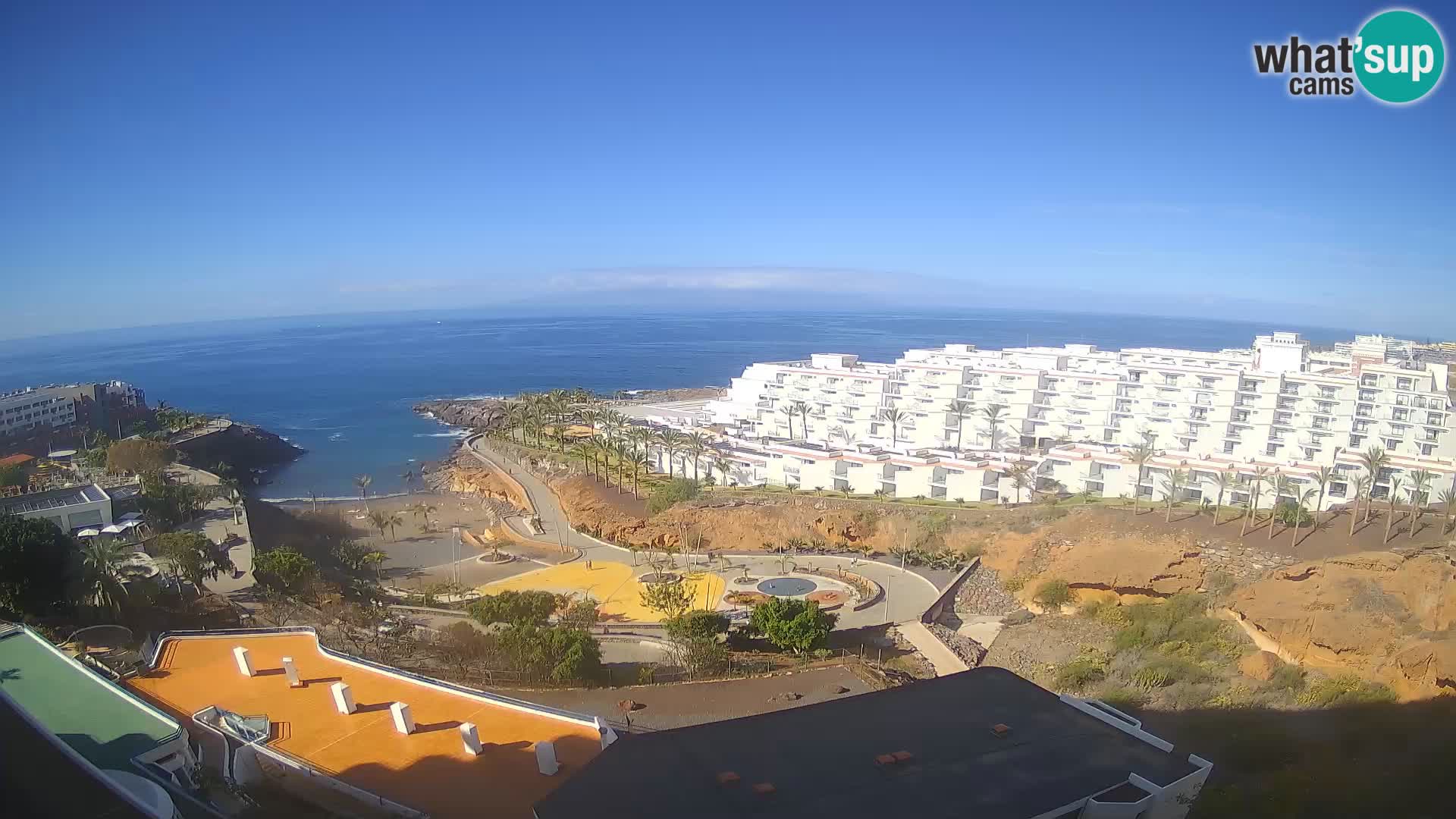 Web kamera uživo Playa de Las Galgas – Playa Paraiso – otok La Gomera – Costa Adeje – Tenerife