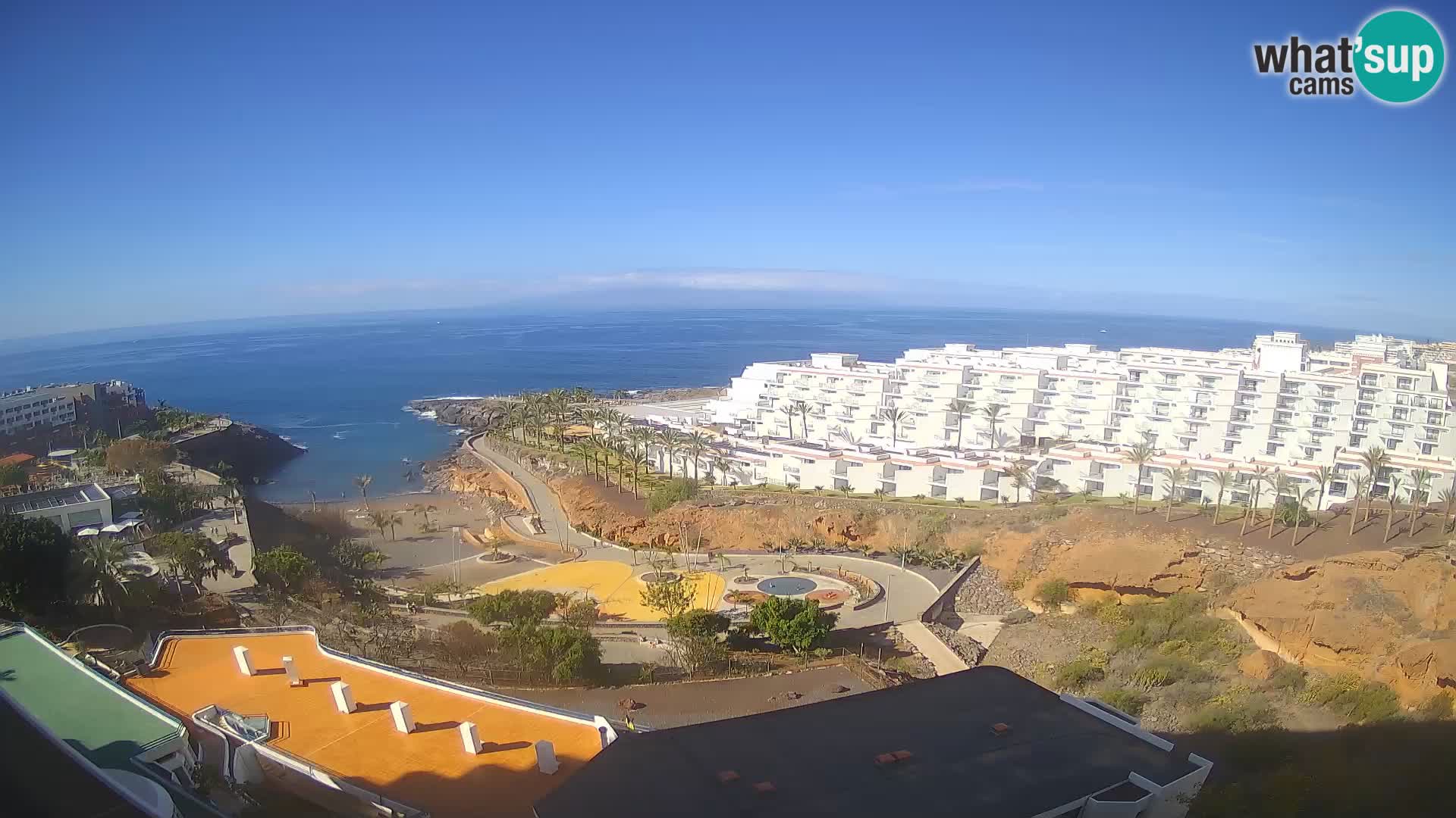 Web kamera uživo Playa de Las Galgas – Playa Paraiso – otok La Gomera – Costa Adeje – Tenerife