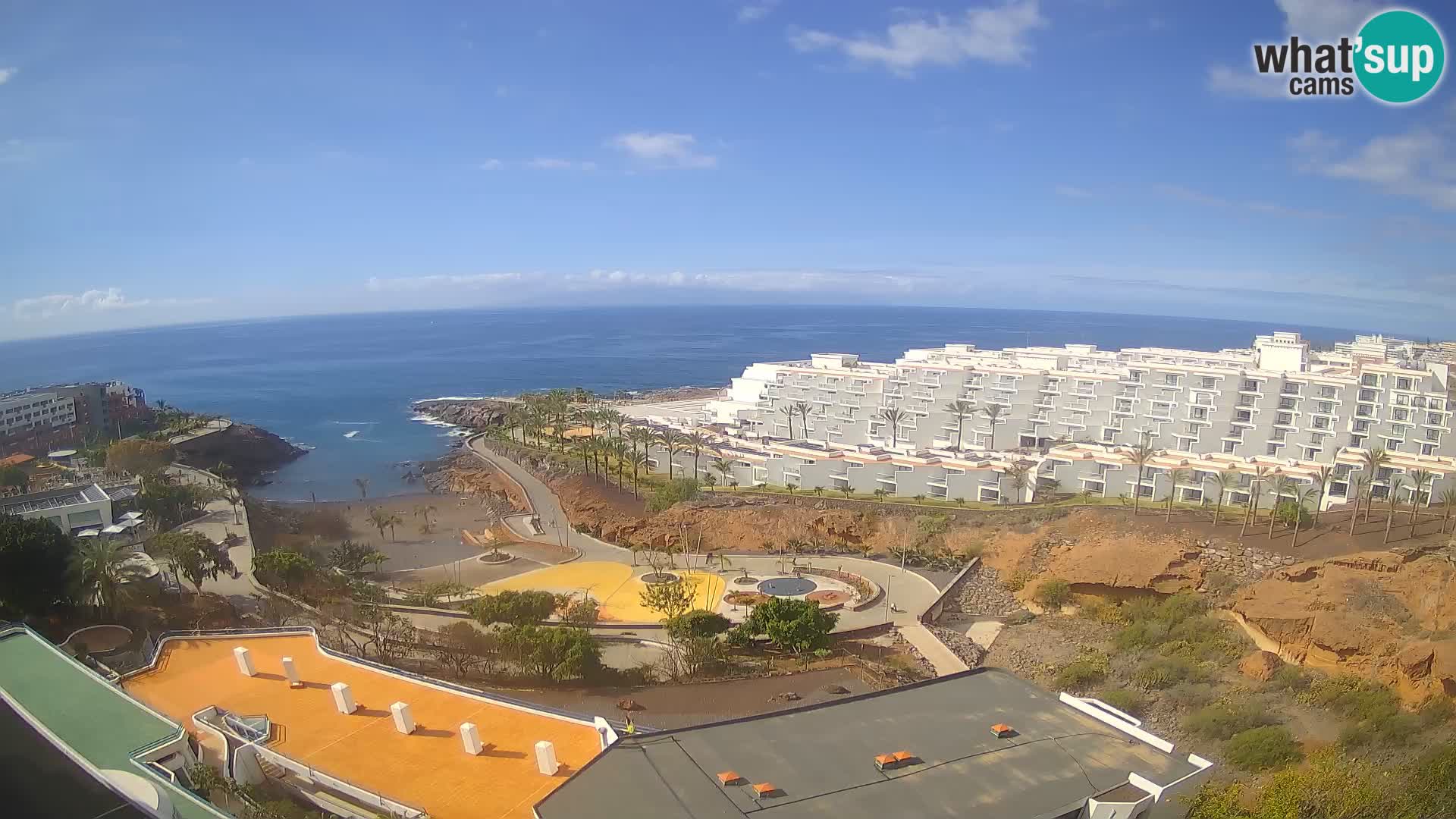 Live-Webcam Las Galgas Strand – Playa Paraiso – Insel La Gomera – Costa Adeje – Teneriffa