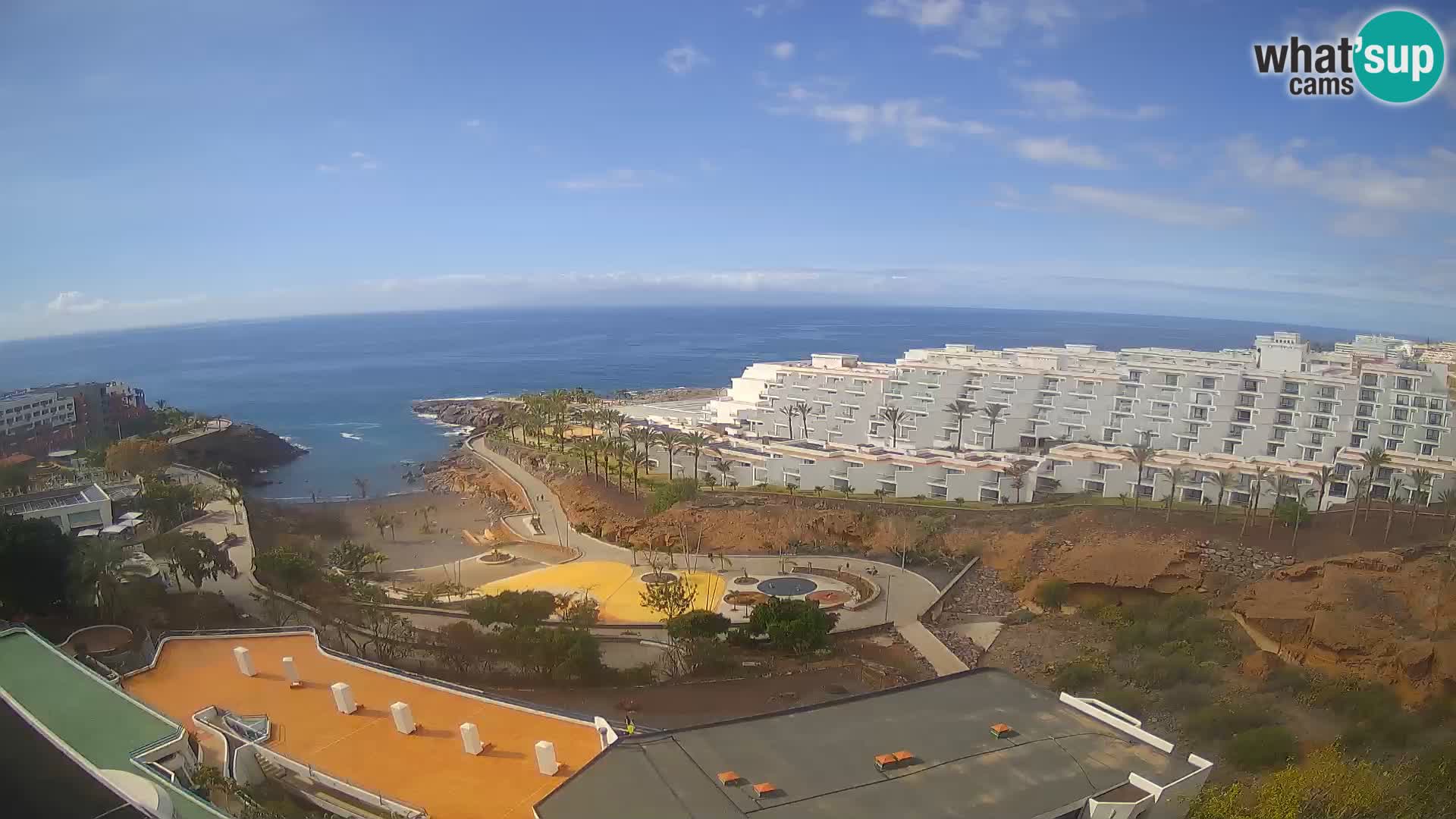 Webcam en direct Playa de Las Galgas – Playa Paraiso – île de La Gomera – Costa Adeje – Tenerife