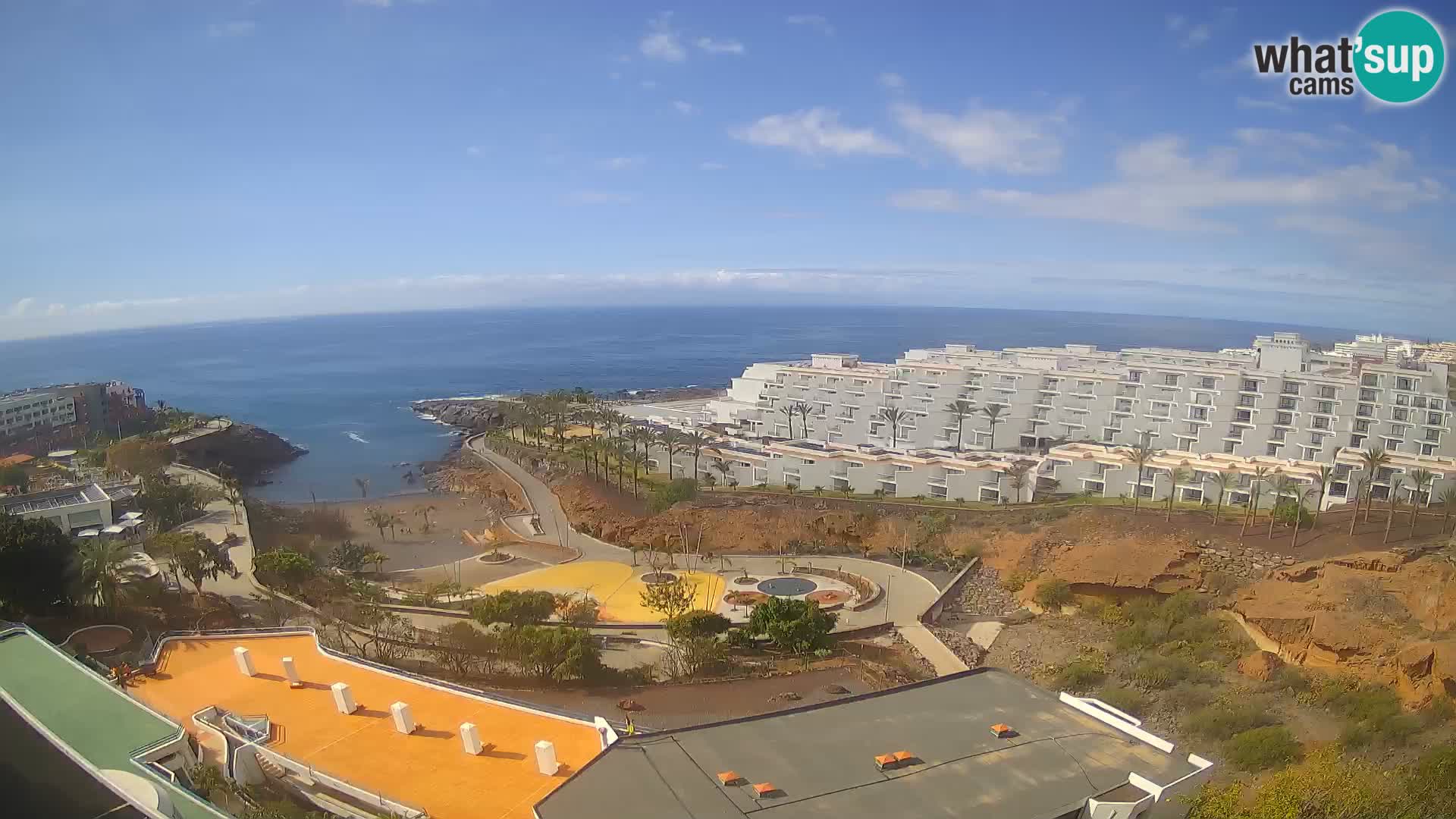 Live-Webcam Las Galgas Strand – Playa Paraiso – Insel La Gomera – Costa Adeje – Teneriffa