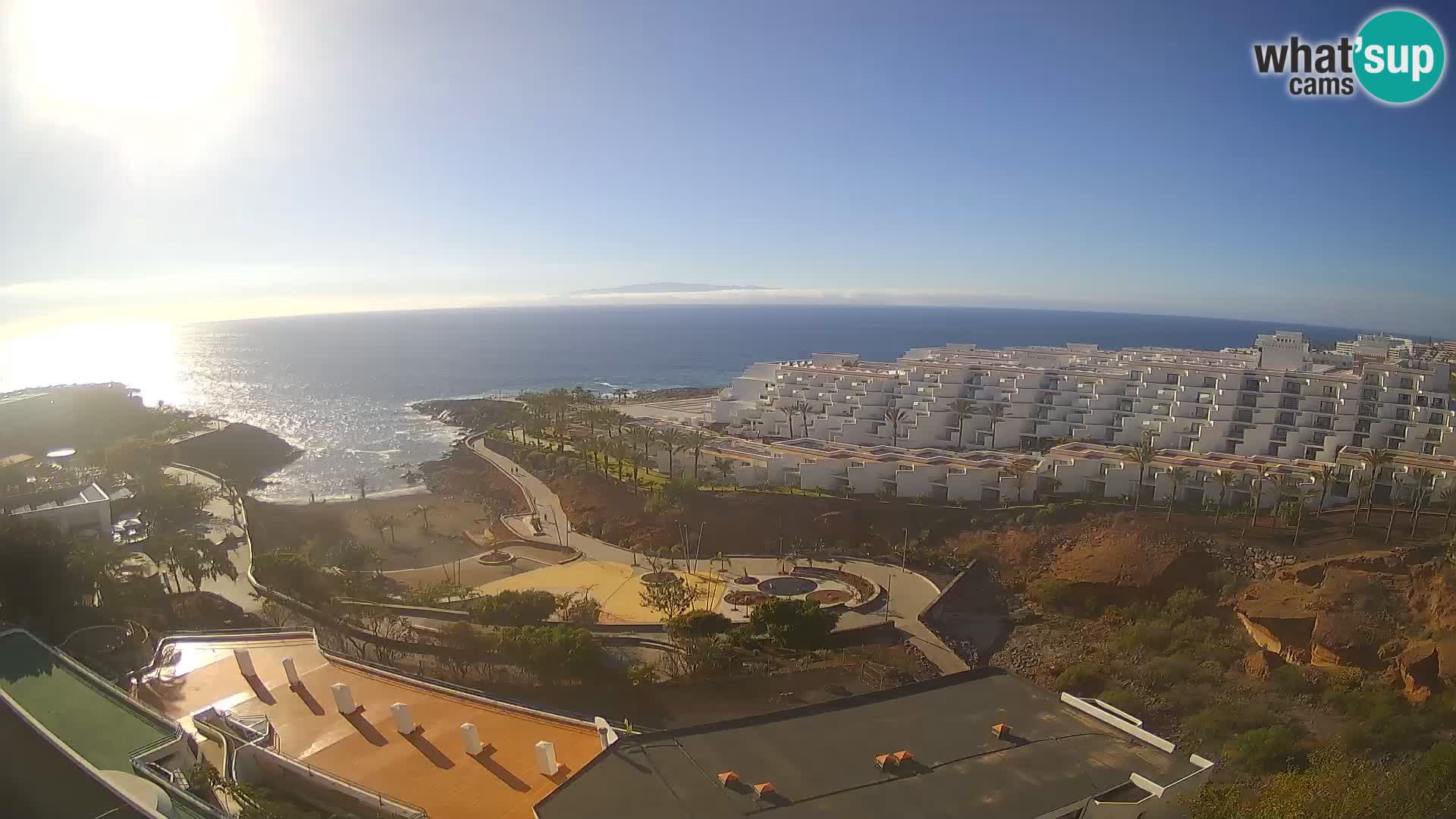 Web kamera uživo Playa de Las Galgas – Playa Paraiso – otok La Gomera – Costa Adeje – Tenerife