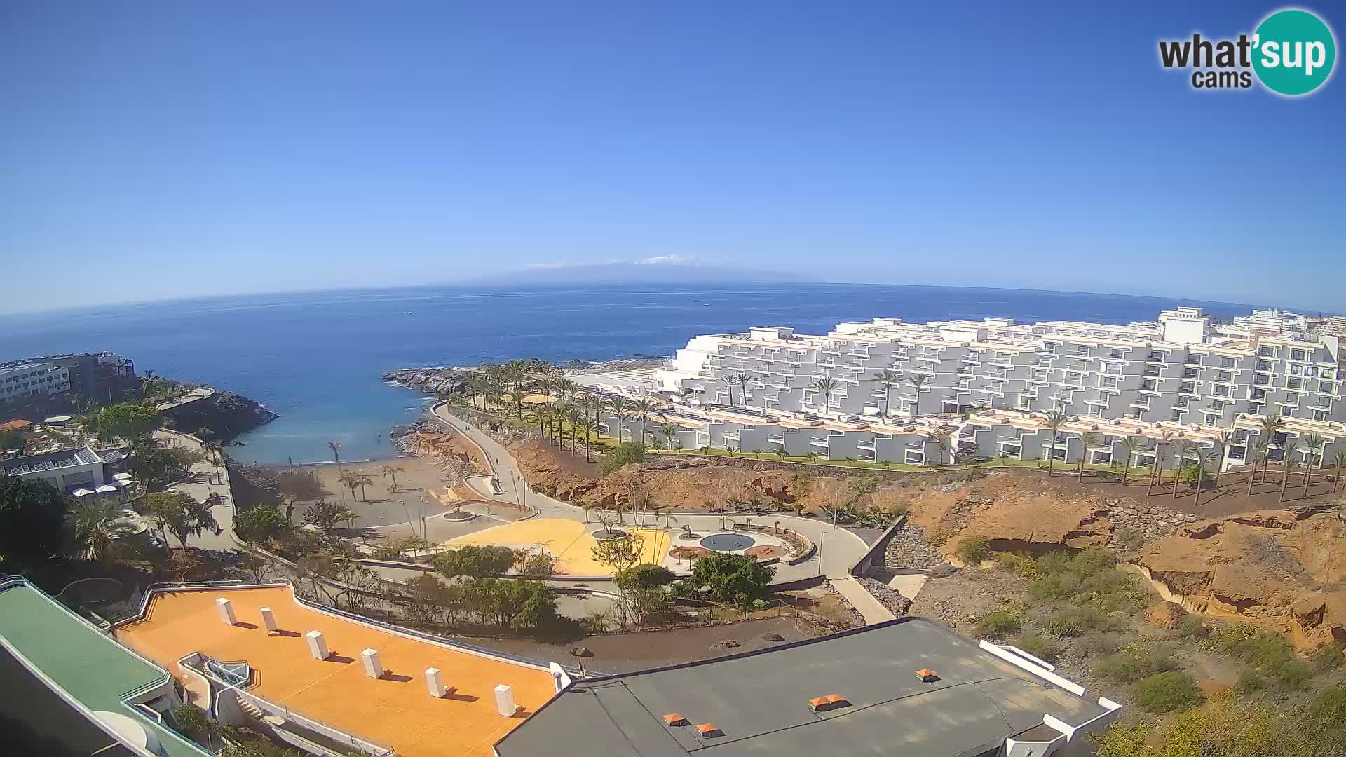 Webcam en direct Playa de Las Galgas – Playa Paraiso – île de La Gomera – Costa Adeje – Tenerife