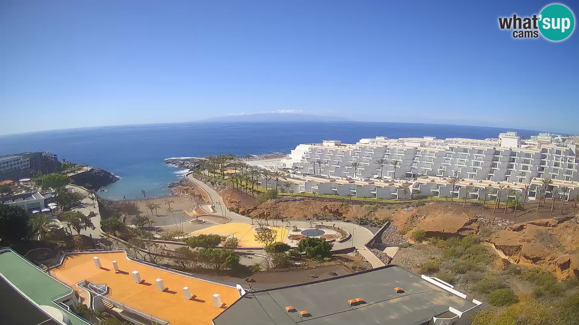 Live-Webcam Las Galgas Strand – Playa Paraiso – Insel La Gomera – Costa Adeje – Teneriffa