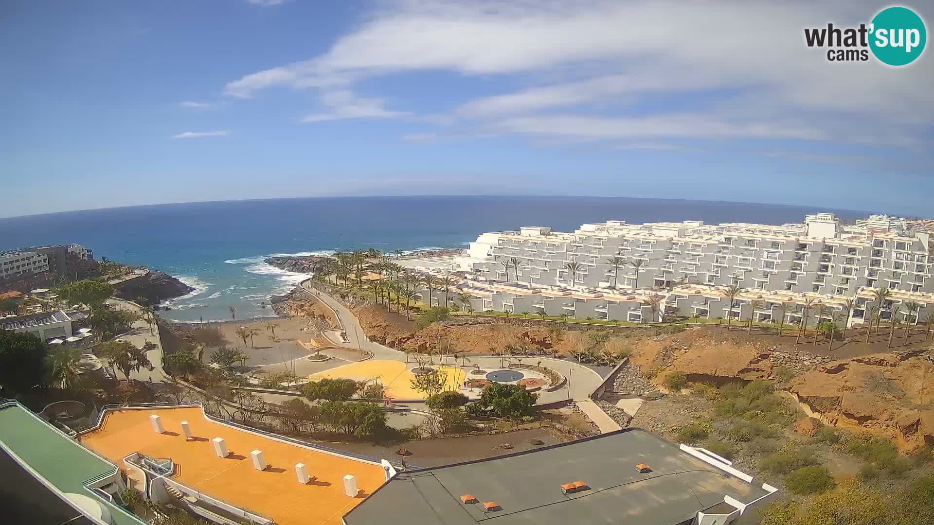 Live-Webcam Las Galgas Strand – Playa Paraiso – Insel La Gomera – Costa Adeje – Teneriffa