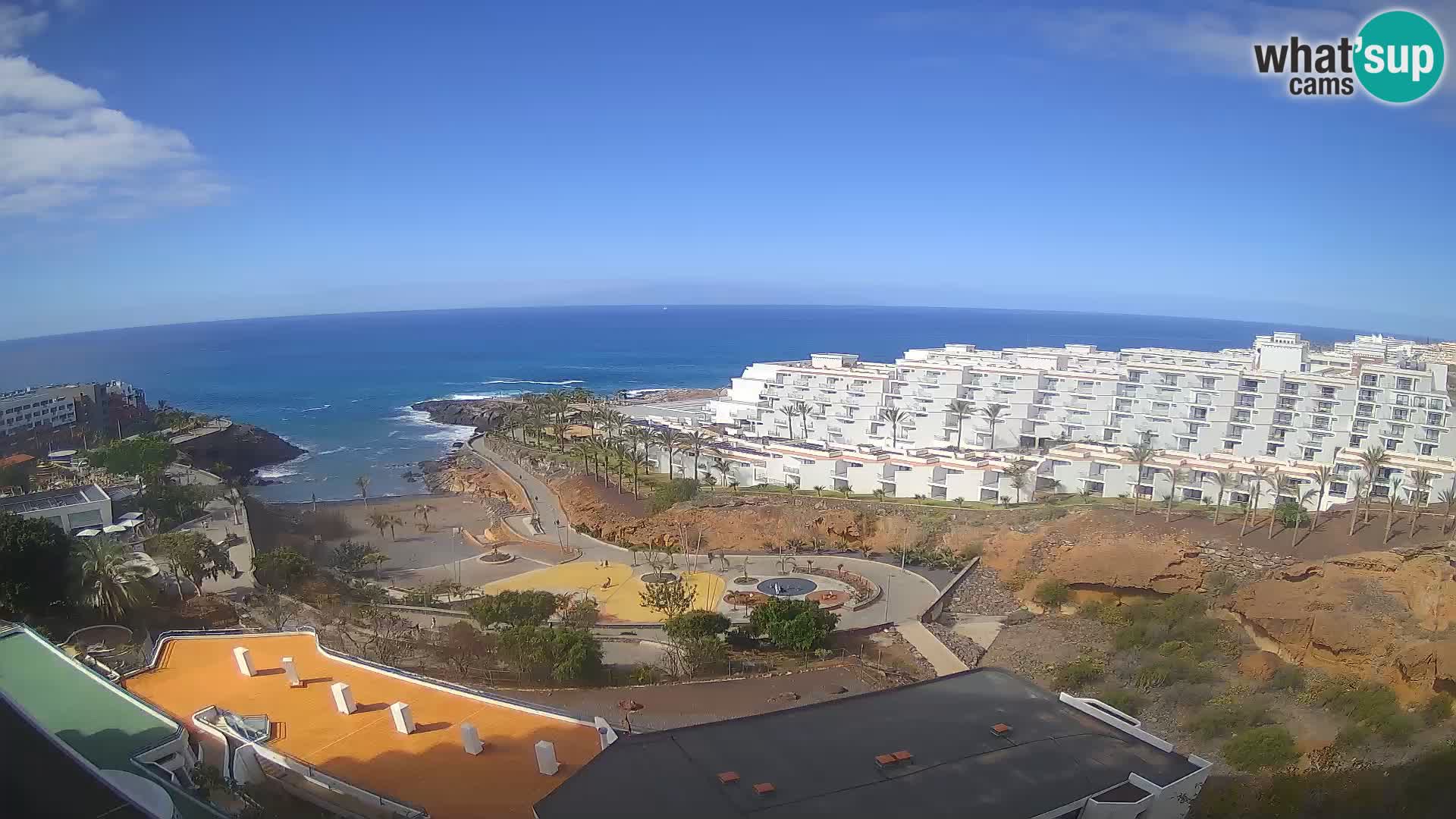 Webcam en direct Playa de Las Galgas – Playa Paraiso – île de La Gomera – Costa Adeje – Tenerife