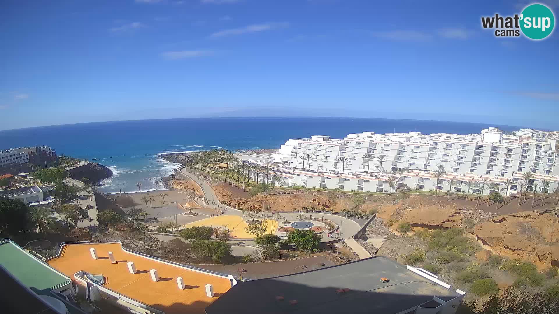 Live-Webcam Las Galgas Strand – Playa Paraiso – Insel La Gomera – Costa Adeje – Teneriffa